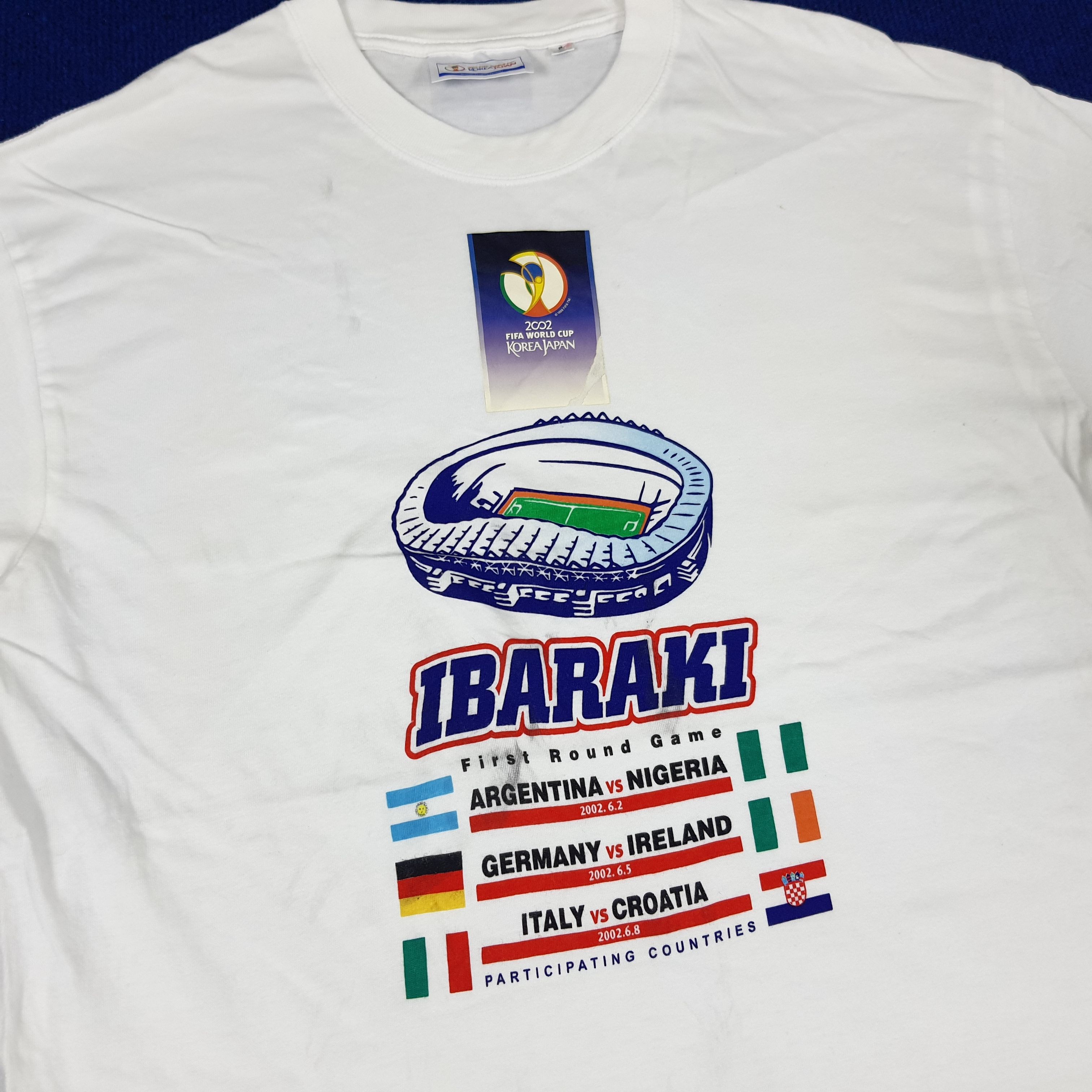 Vintage Vintage FIFA World Cup Korea Japan 2002 Soccer T-shirts Size US L / EU 52-54 / 3 - 2 Thumbnail