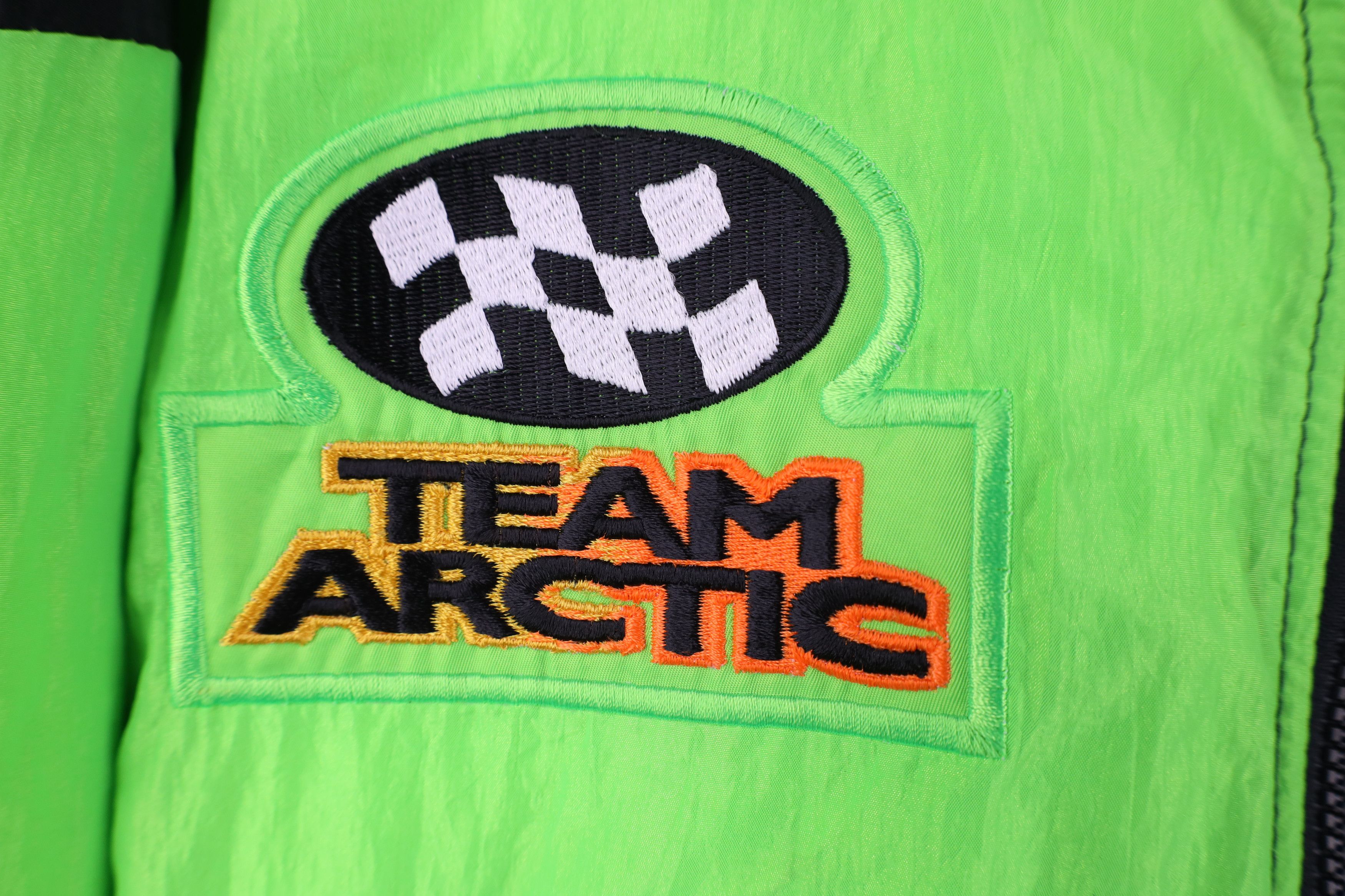 Vintage Vintage 90s Arctic Cat Team Arctic Racing Bomber Jacket USA Size US XL / EU 56 / 4 - 4 Thumbnail