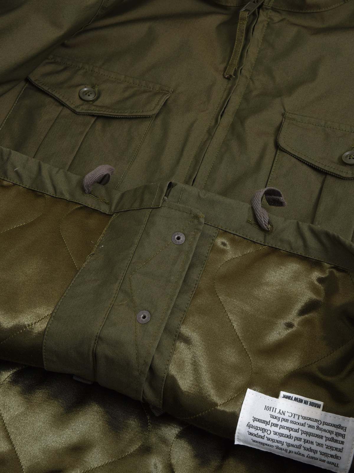 Engineered Garments Engineered Garmets Sas CP Weather Popin Jacket - Olive Size US L / EU 52-54 / 3 - 4 Thumbnail