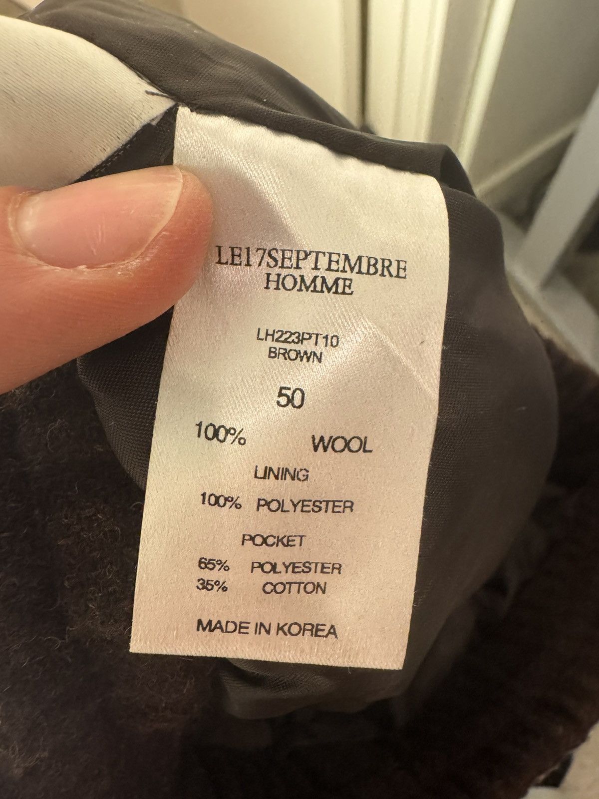 LE17SEPTEMBRE le 17 septembre wool pants Size US 32 / EU 48 - 3 Thumbnail