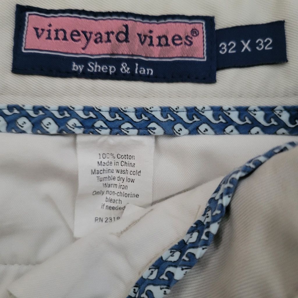 Vineyard Vines Vineyard Vines Men's Khaki Chino Pants Size 32/32 Size US 32 / EU 48 - 9 Thumbnail