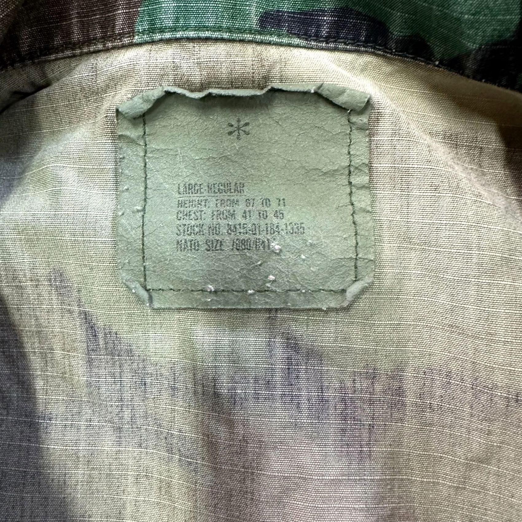 Vintage VINTAGE US Army BDU Coat Large Regular Camouflage Green Jacket Coat Mens Size US L / EU 52-54 / 3 - 5 Thumbnail