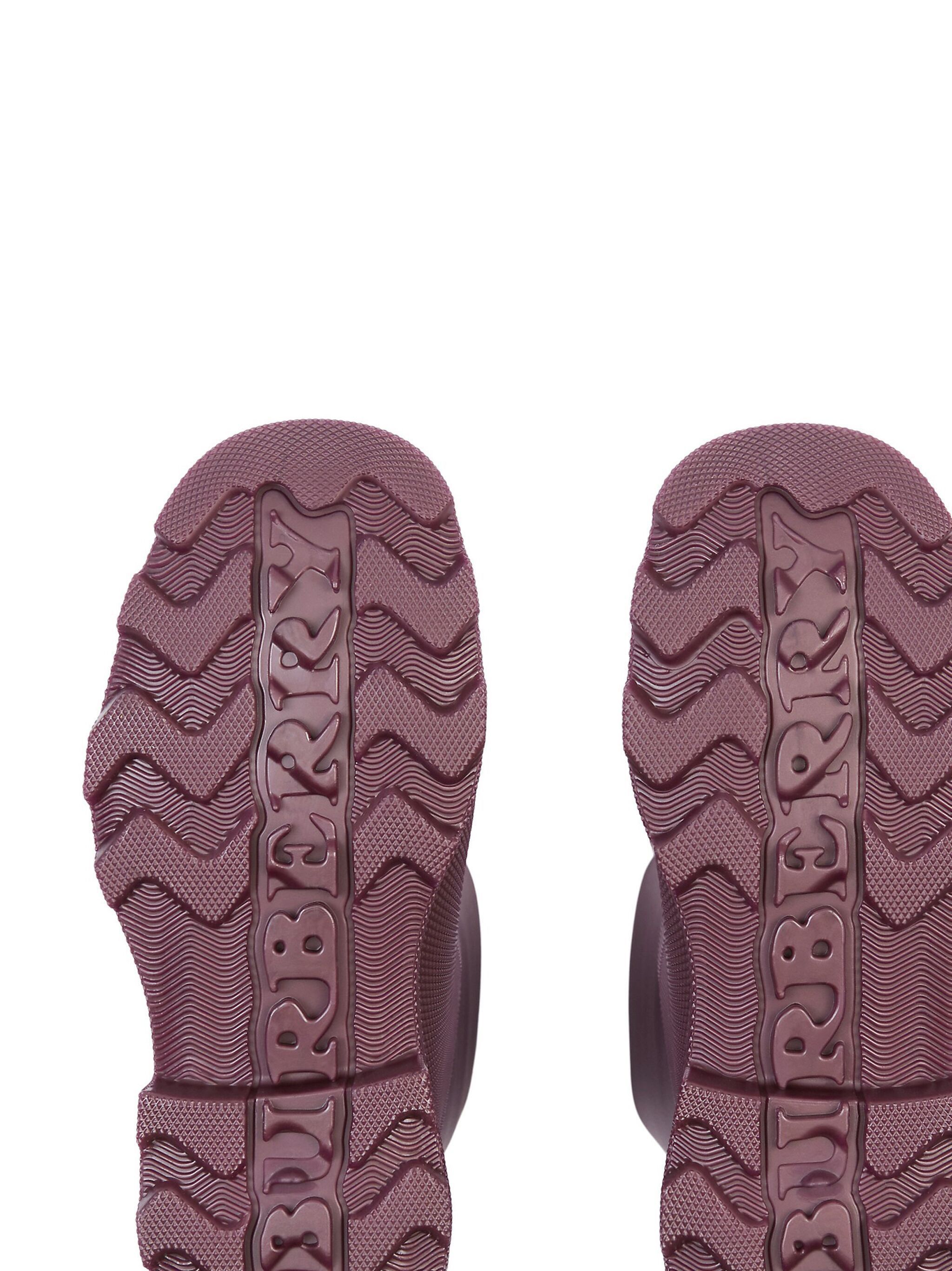 Burberry o1w1db10125 Rubber Marsh High Boots in Burgundy Size US 6 / EU 39 - 3 Thumbnail
