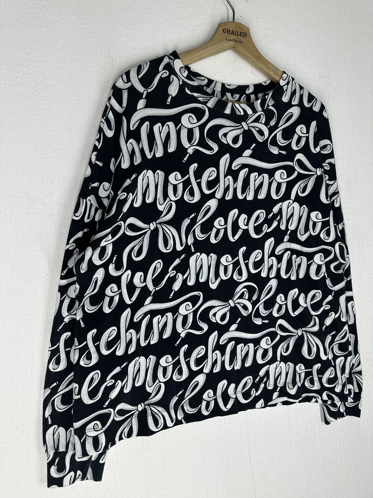 Love Moschino × Moschino Love Moschino All Over Print Sweatshirt UNISEX Size M / US 6-8 / IT 42-44 - 3 Thumbnail