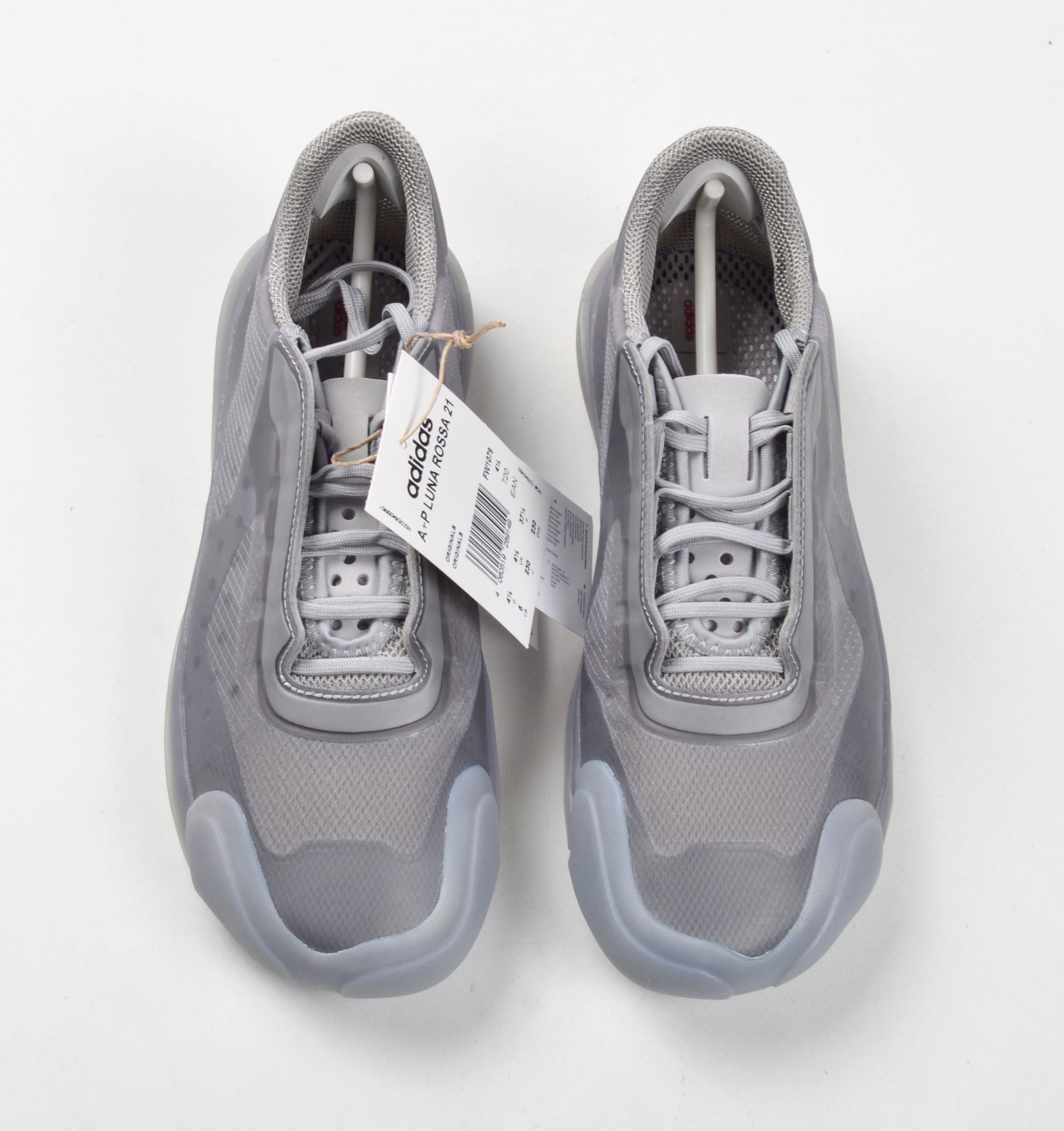 Adidas × Designer × Prada Adidas X Prada Luna Rossa 21 Core Gray Sneakers Size US 5.5 / IT 35.5 - 3 Thumbnail