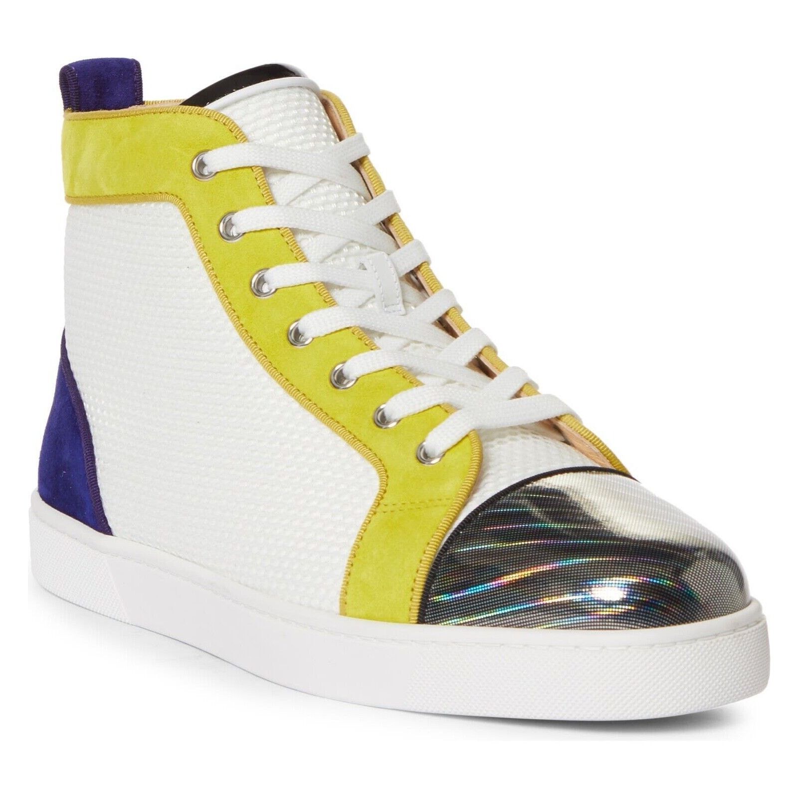 Christian Louboutin Christian Louboutin Men Louis Orlato Flat White Yellow Size US 9.5 / EU 42-43 - 1 Thumbnail
