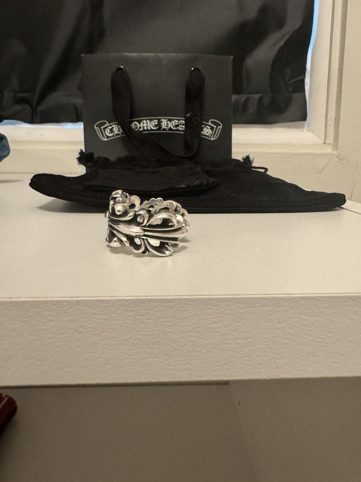 Chrome Hearts Chrome Hearts Double Floral Ring Size ONE SIZE - 4 Thumbnail