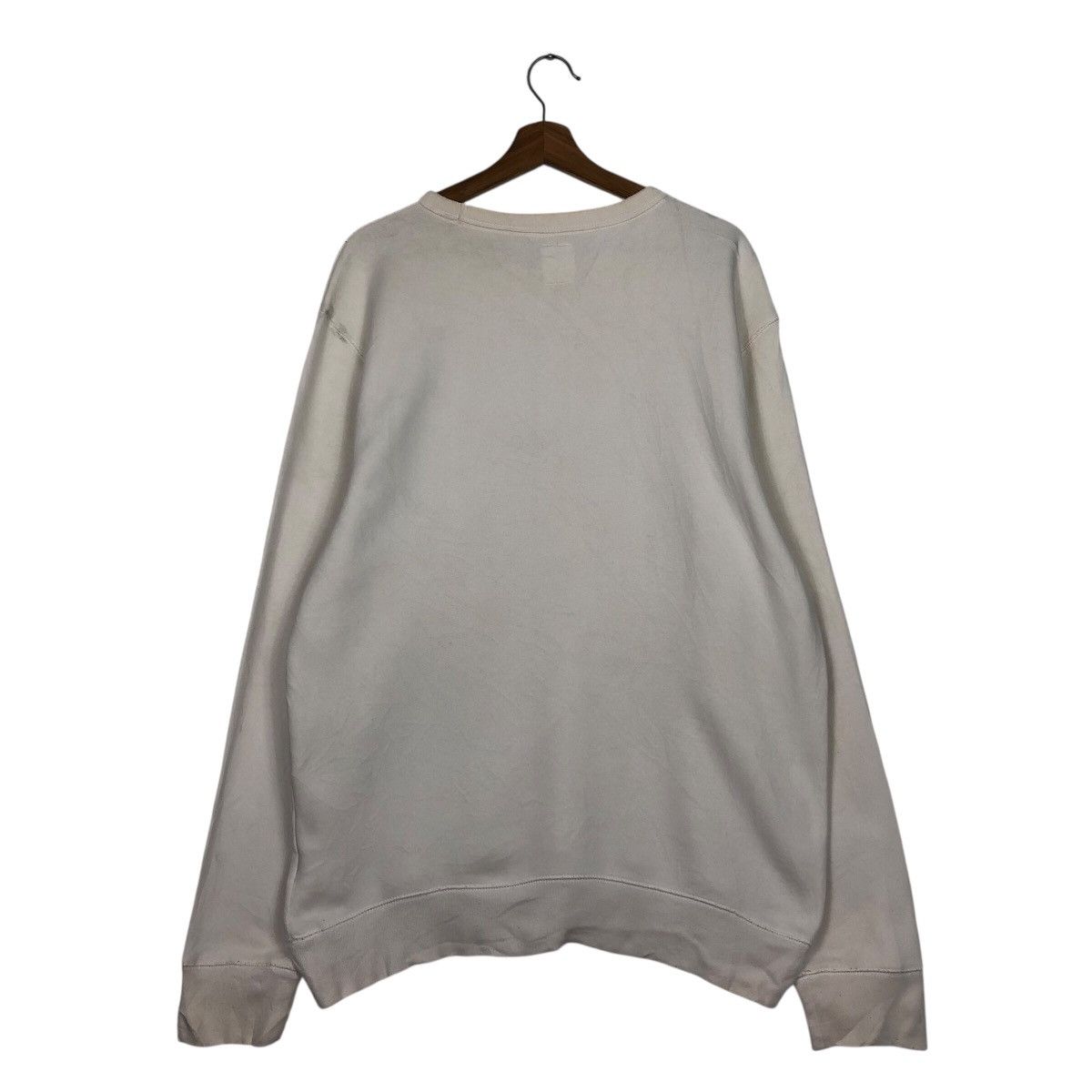 Japanese Brand GAP Original Spellout Crewneck Sweatshirt Cream Beige Size US L / EU 52-54 / 3 - 9 Thumbnail