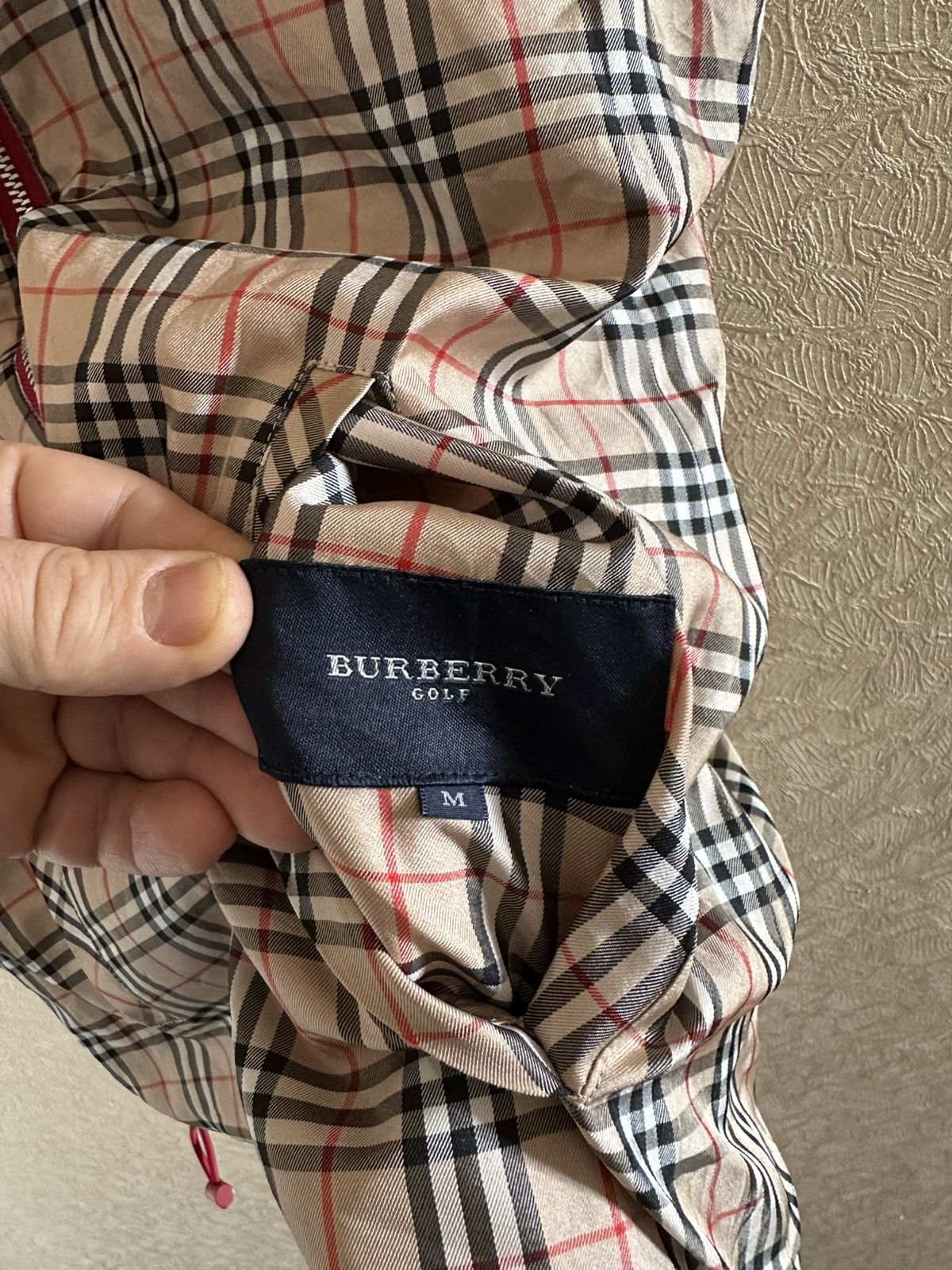 Burberry Burberry double-sided vest size M red/ multicolor Size US M / EU 48-50 / 2 - 7 Thumbnail