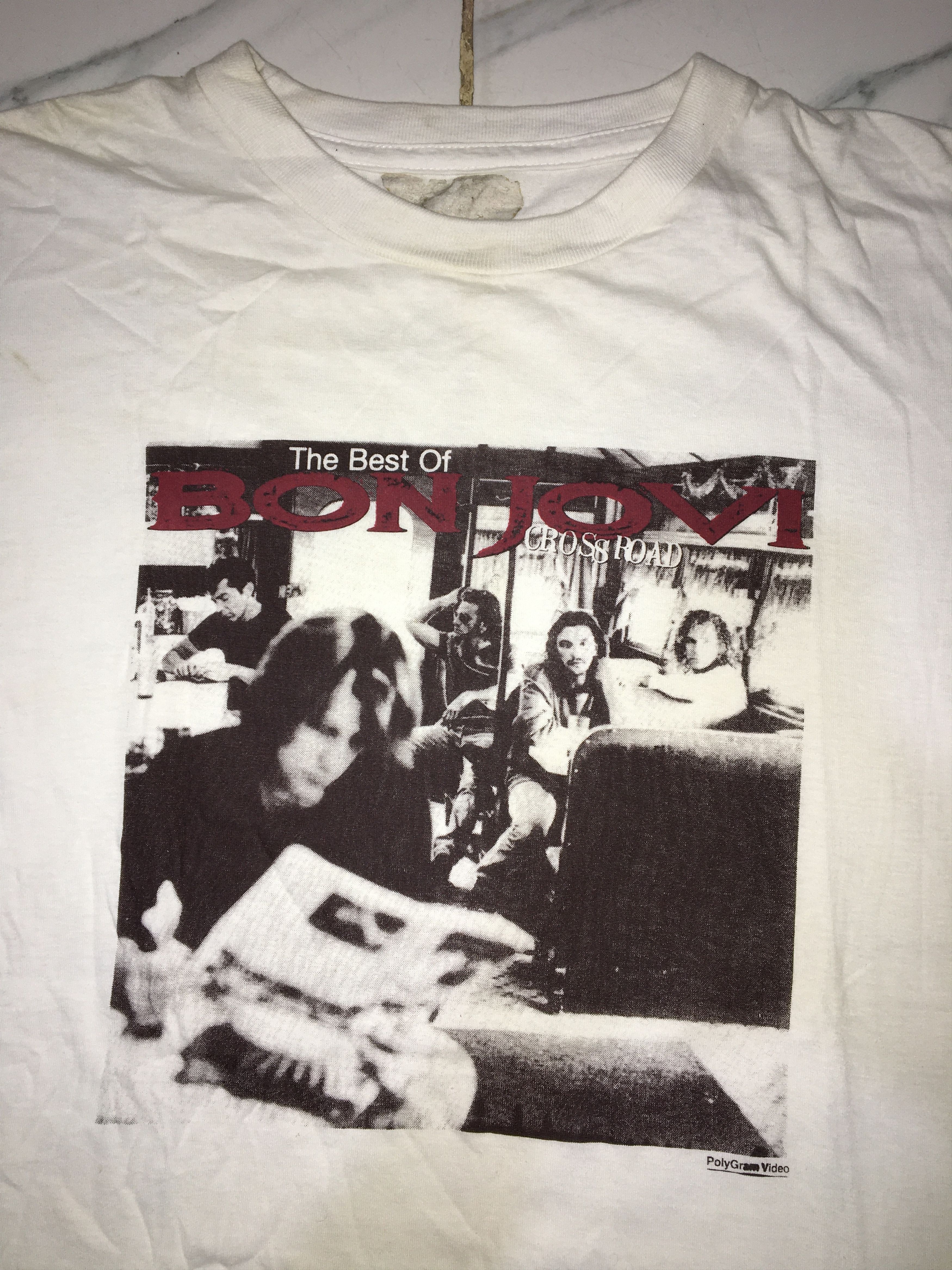 Vintage Vintage Official Bon Jovi Tshirt Size US M / EU 48-50 / 2 - 2 Thumbnail