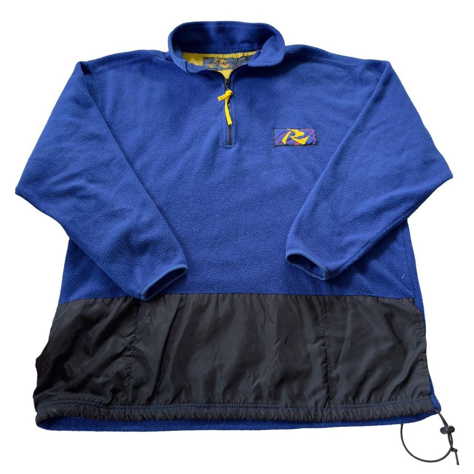 Vintage Vintage Rhinoceros Sport Quarter Zip Pullover 🧥✨ Size US L / EU 52-54 / 3 - 1 Thumbnail