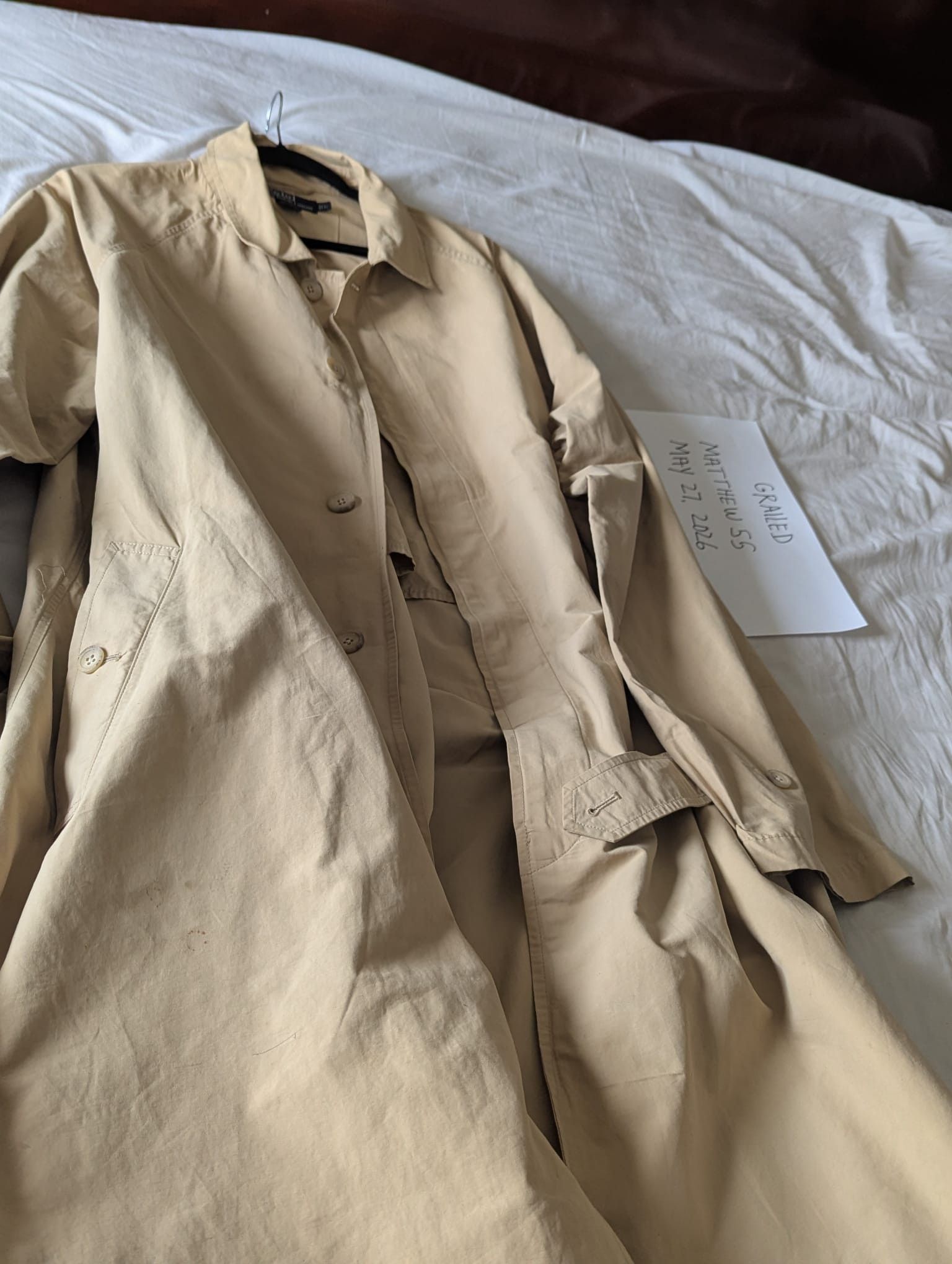 Ralph Lauren Vintage Trench Coat Size US L / EU 52-54 / 3 - 2 Thumbnail