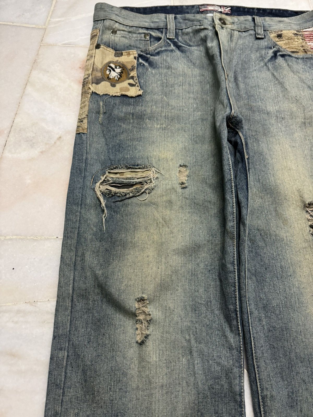 Tornado Mart ❗️BIG SIZE❗️GRUNGE APACHE VINTAGE & DENIM GS-115 MUDMAX CRAZY Size US 39 - 4 Thumbnail