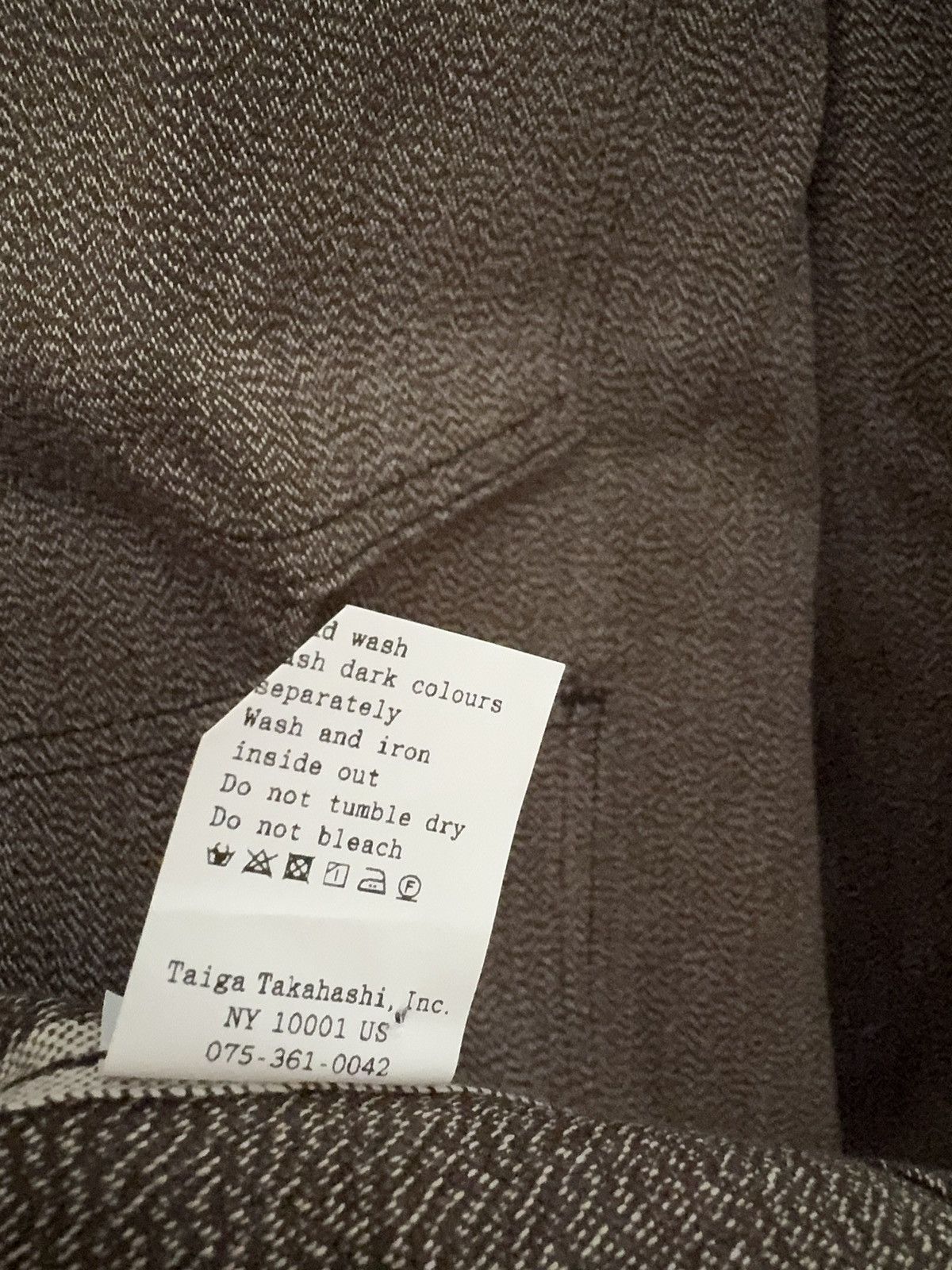 Taiga Takahashi Taiga Takahashi New Coverall Jacket C. 1940’s Covert Size 38 Size US M / EU 48-50 / 2 - 6 Thumbnail