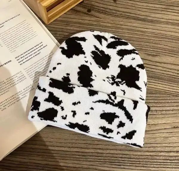 Japanese Brand Fukatsu x Matsu Black White Beanie Hat Size ONE SIZE - 6 Thumbnail