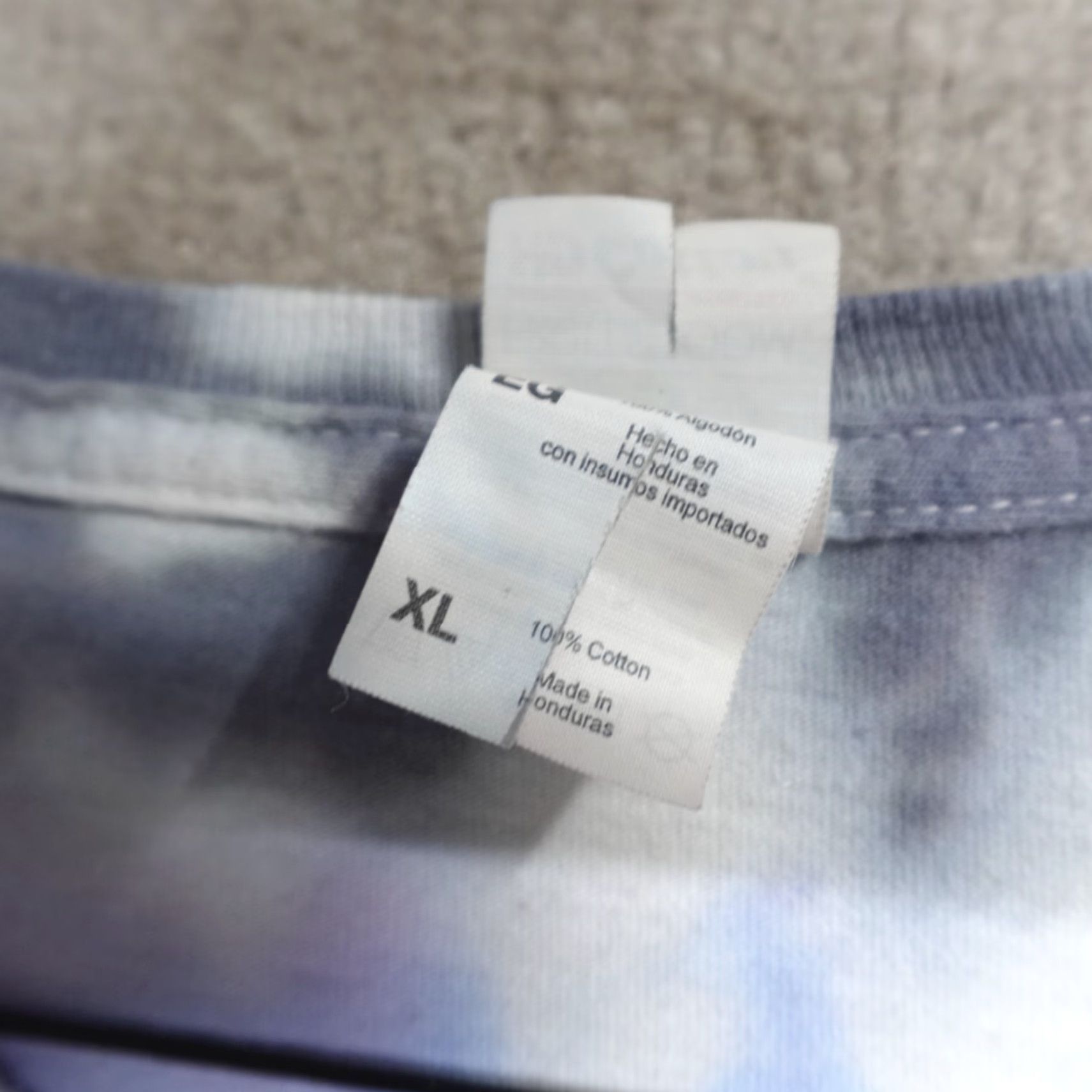 Vintage VINTAGE Rolling Loud Shirt XL Blue Tie Dye Solid Long Sleeve Crew Neck Cotton Jersey Unbranded Men XL Printed T-Shirt 1990s Concert Mens Size US XL / EU 56 / 4 - 3 Thumbnail