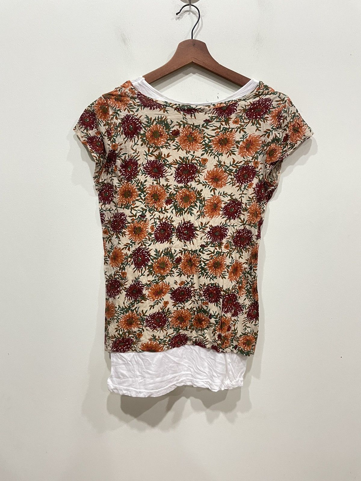 Pas de Calais Two-Piece Non-sleeves Blouse Size S / US 4 / IT 40 - 2 Thumbnail