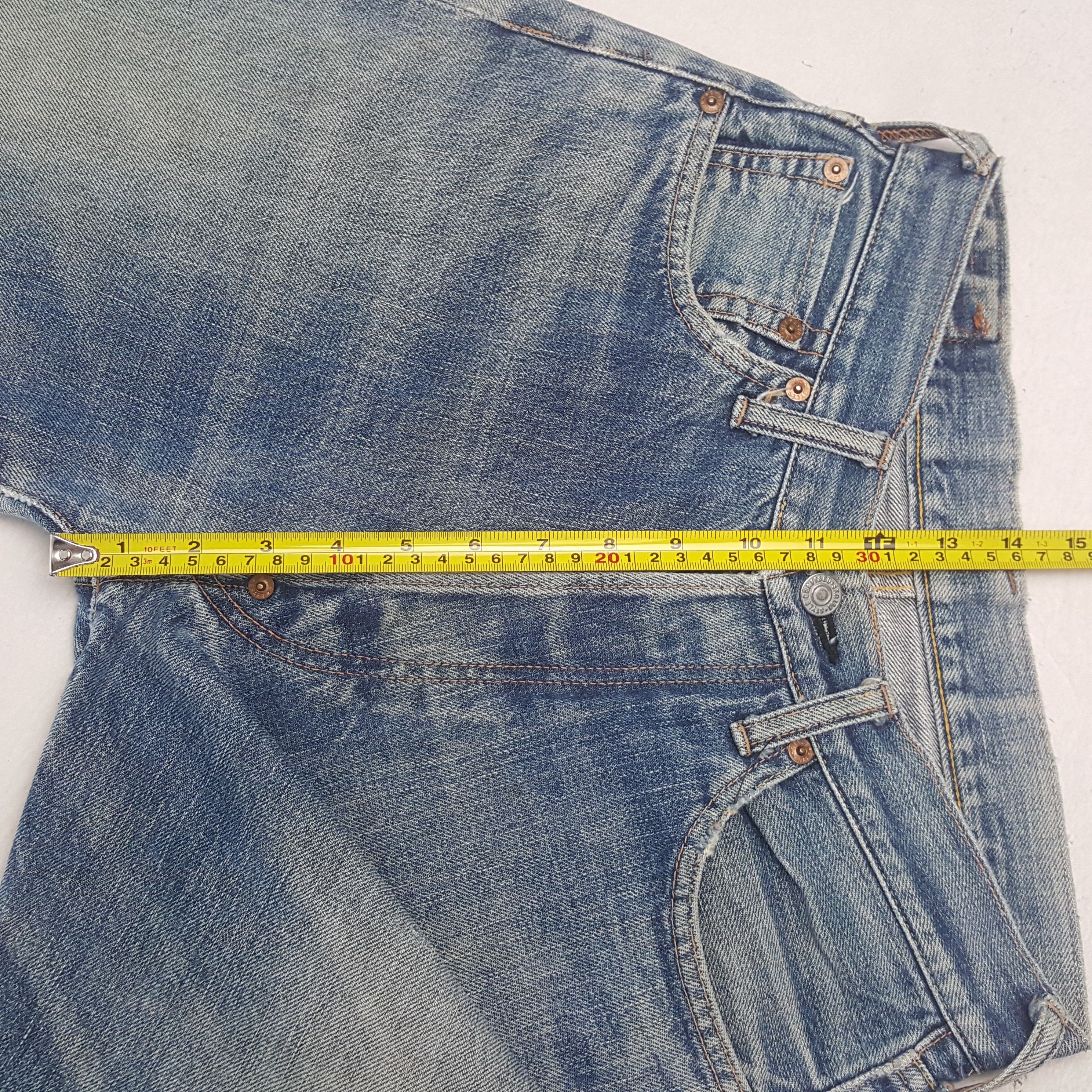 Evisu Evis Japanese Brand Streetwear Custom Daicock Jeans C297N6 Size US 27 - 8 Thumbnail