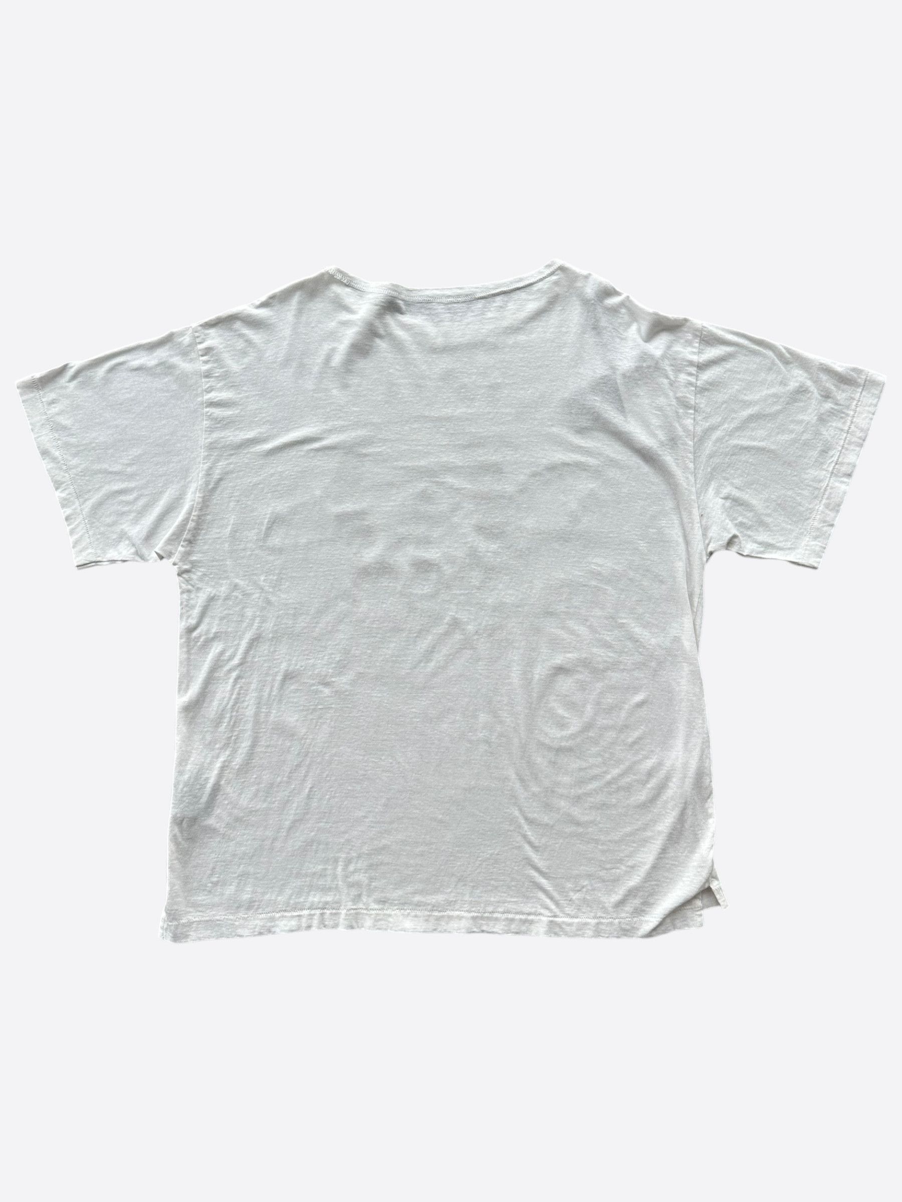 Dior × Travis Scott Dior Cactus Jack White & Brown Logo T-Shirt Size US M / EU 48-50 / 2 - 2 Thumbnail