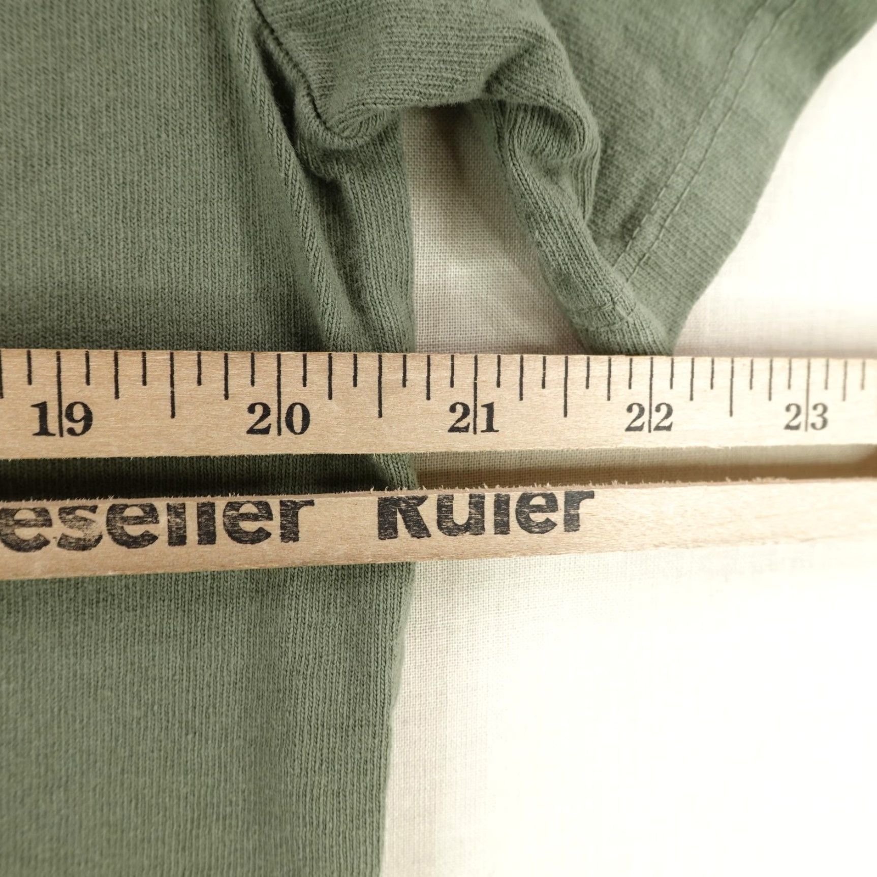 Gustin Gustin Men's T-Shirt Short Sleeve Crew Neck Solid Cotton Made in USA Green Medium Casual Size US M / EU 48-50 / 2 - 6 Thumbnail