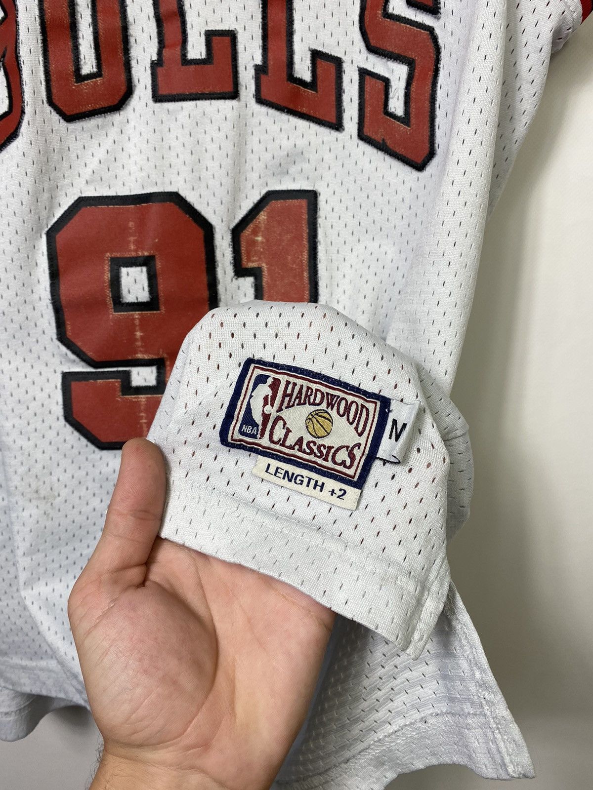 Adidas × NBA × Vintage Vintage Harwood Classics x Adidas Chicago Bulls Rodman Jerse Size US M / EU 48-50 / 2 - 10 Thumbnail