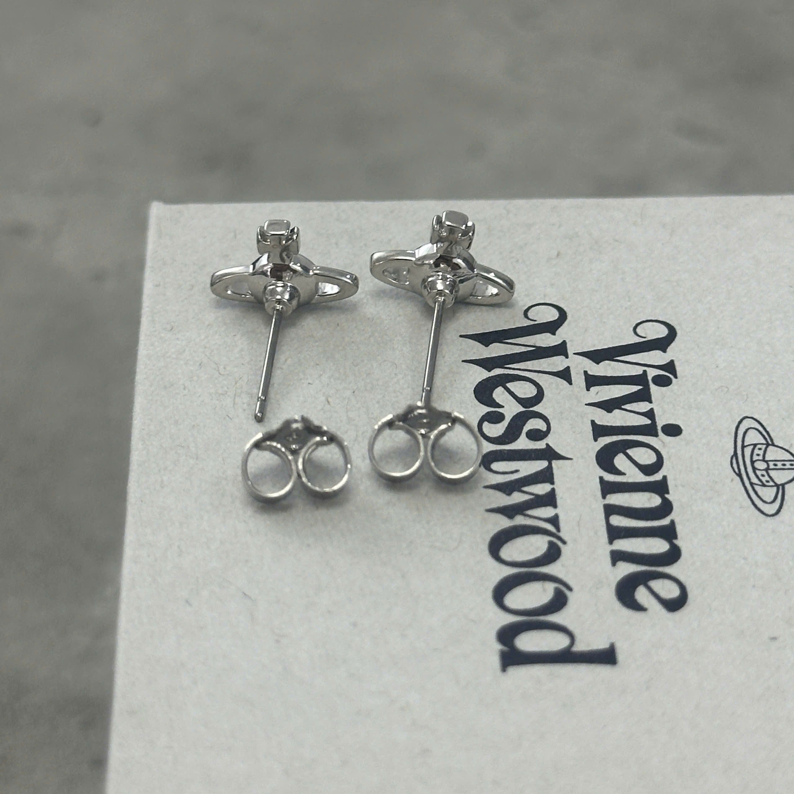 Vivienne Westwood VIVIENNE WESTWOOD Nano Solitaire Earrings Size ONE SIZE - 3 Thumbnail