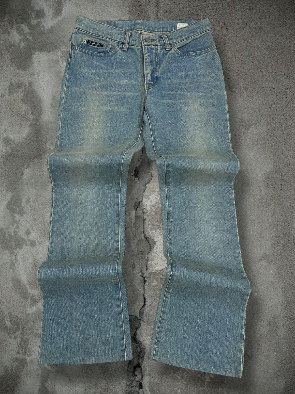 Japanese Brand Vintage 90s Japan Designer Gramercy Mudwash Blue Denim Size US 28 / EU 44 - 1 Thumbnail
