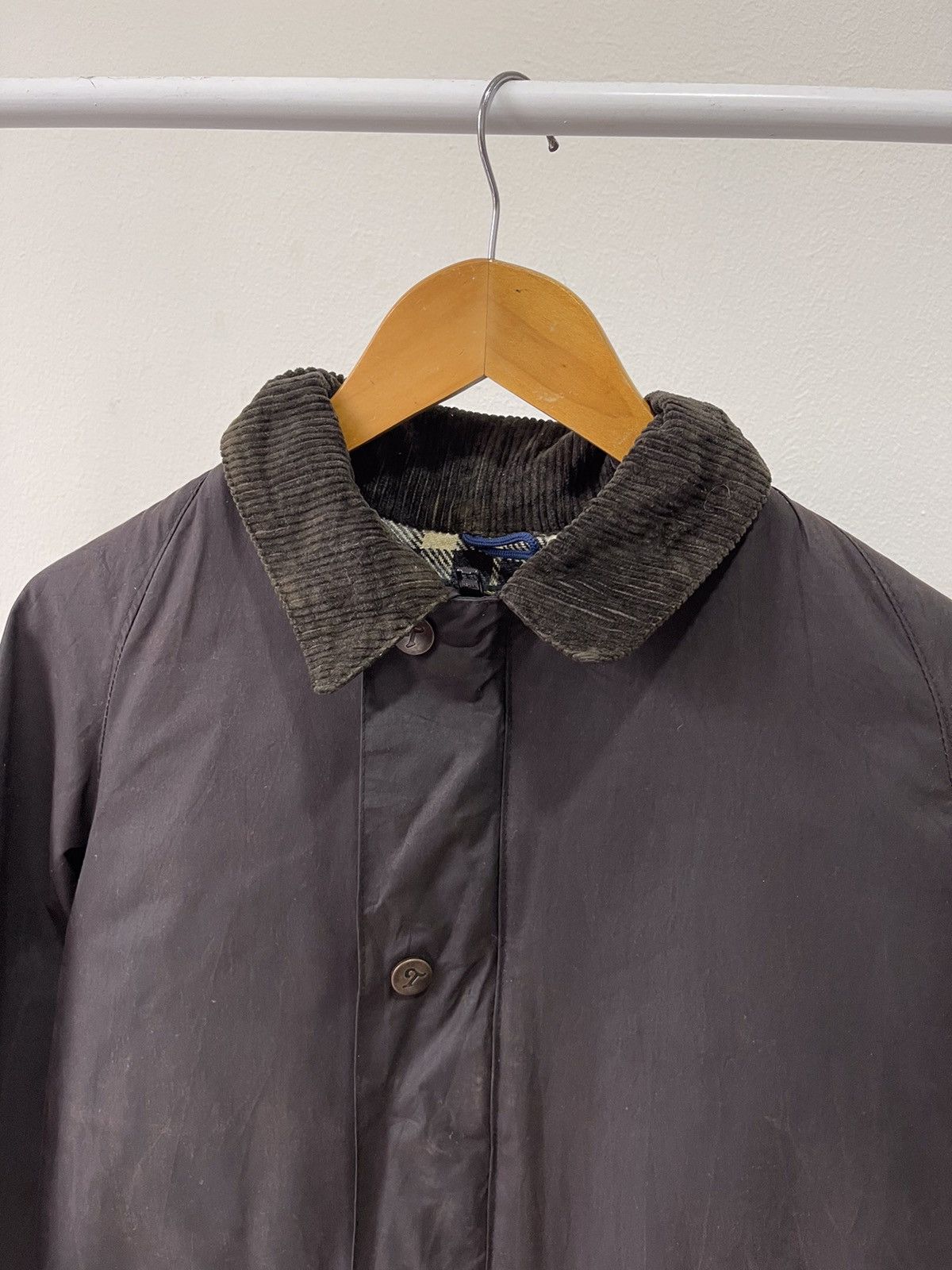Barbour × Vintage 80s An Original British Thorndale Garment Waxed Jacket Size US M / EU 48-50 / 2 - 5 Thumbnail