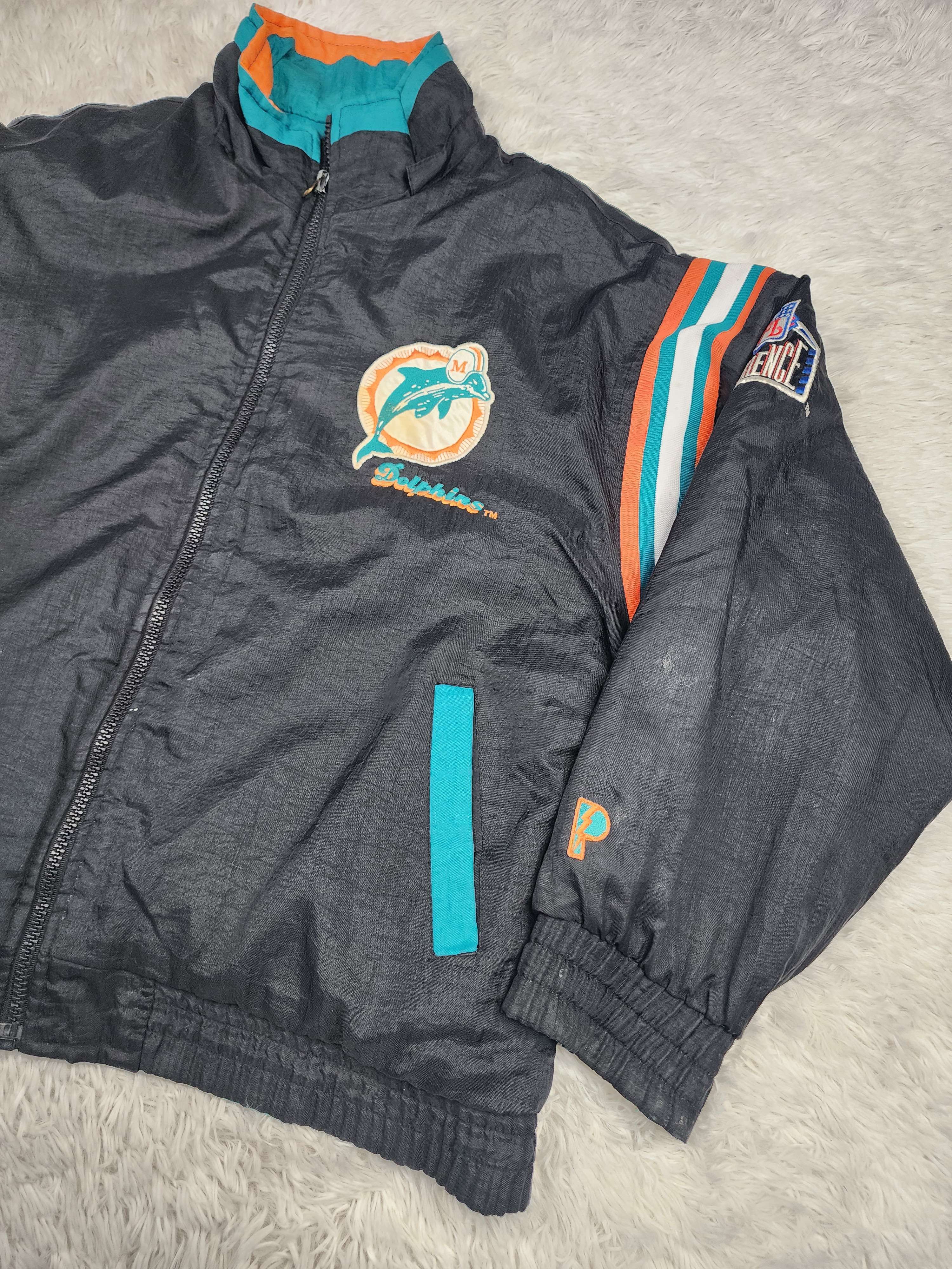 NFL Vintage Pro Player NFL Miami Dolphins reversible jacket Size US L / EU 52-54 / 3 - 7 Thumbnail