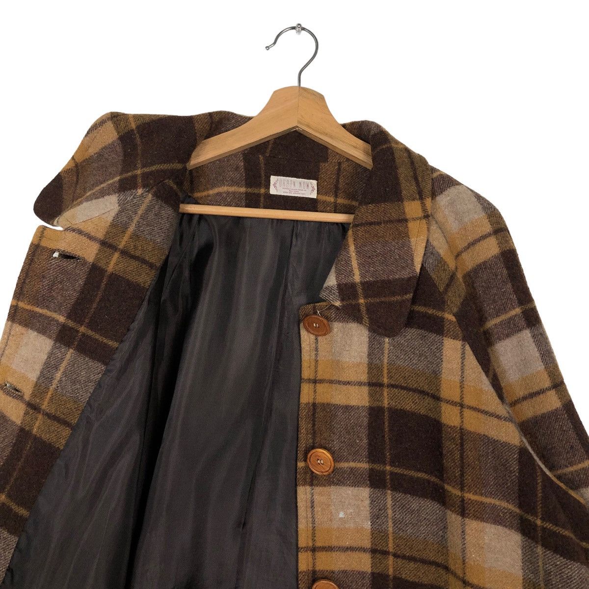 Issey Miyake 🔥90’s Tartan Design Wool Jacket Oversize Urban Issey Miyake Size US M / EU 48-50 / 2 - 9 Thumbnail