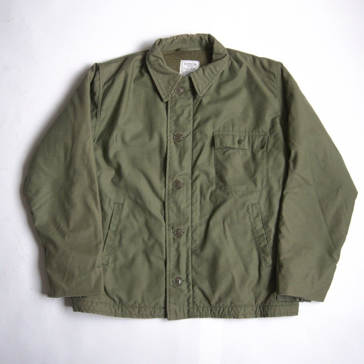 Vintage US NAVY 82 70S A-2 DECK JACKET Size L(42-44) Size US L / EU 52-54 / 3 - 1 Thumbnail