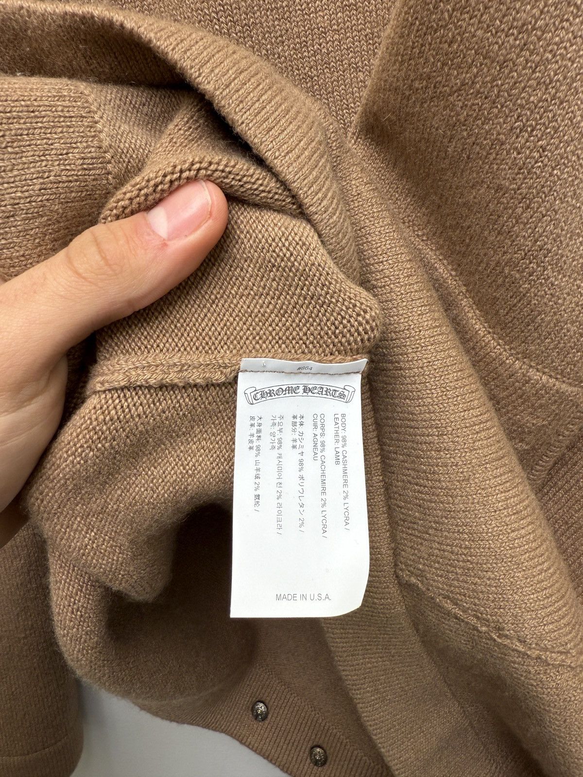 Chrome Hearts Chrome Hearts King Taco Brown Cashmere Suede Hoodie Size US XL / EU 56 / 4 - 7 Thumbnail