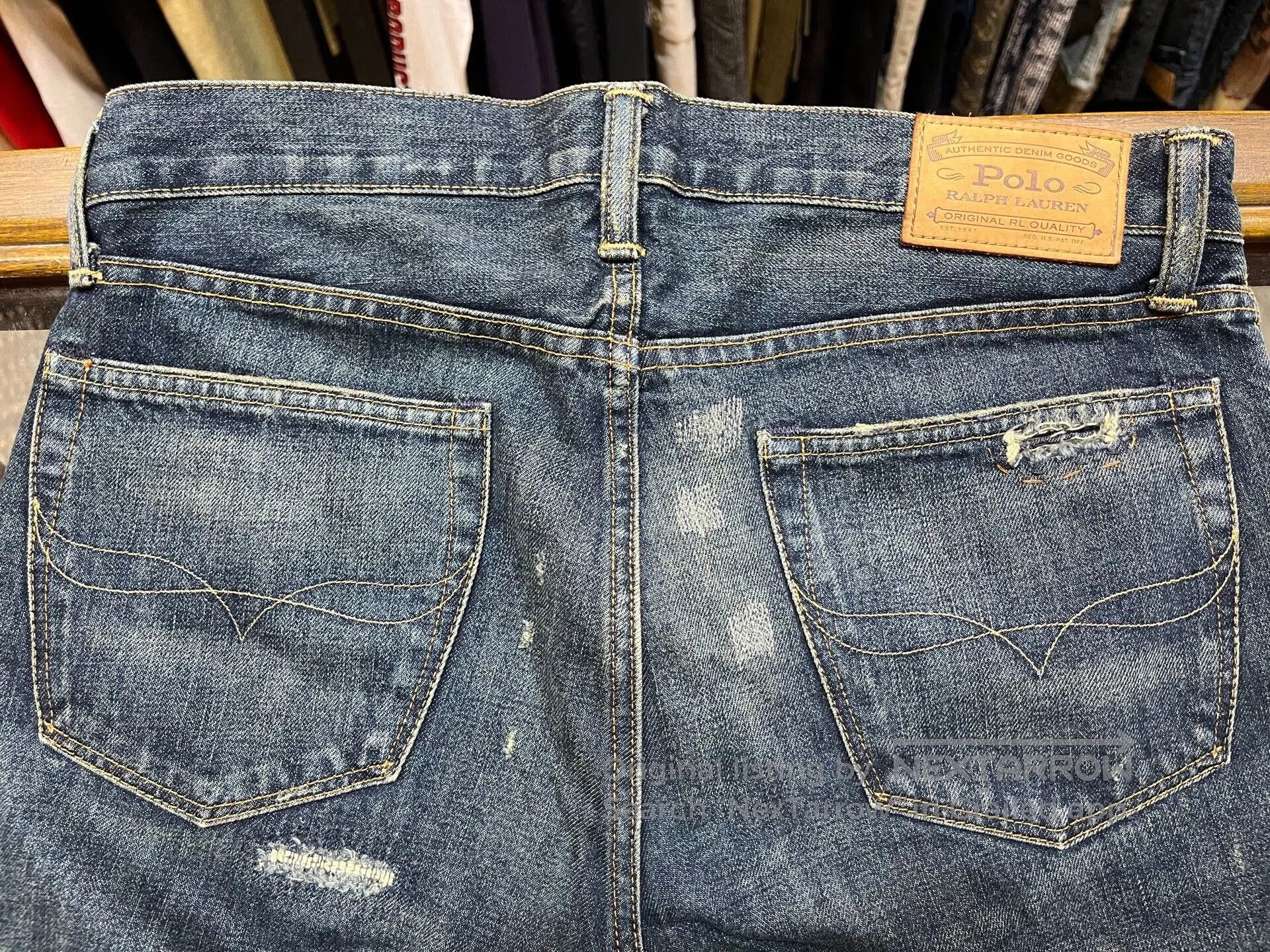 RRL Ralph Lauren rrl limited edition patchwork jeans. Size US 31 - 8 Thumbnail