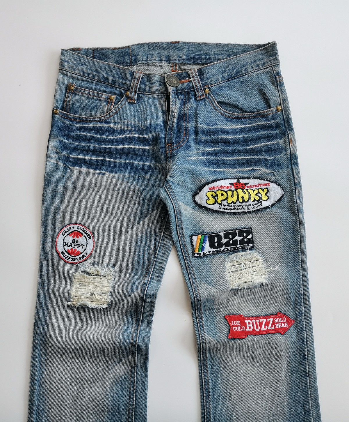 Kapital Buzzspunky Bootcut Patches Denim Jeans Size US 29 - 3 Thumbnail