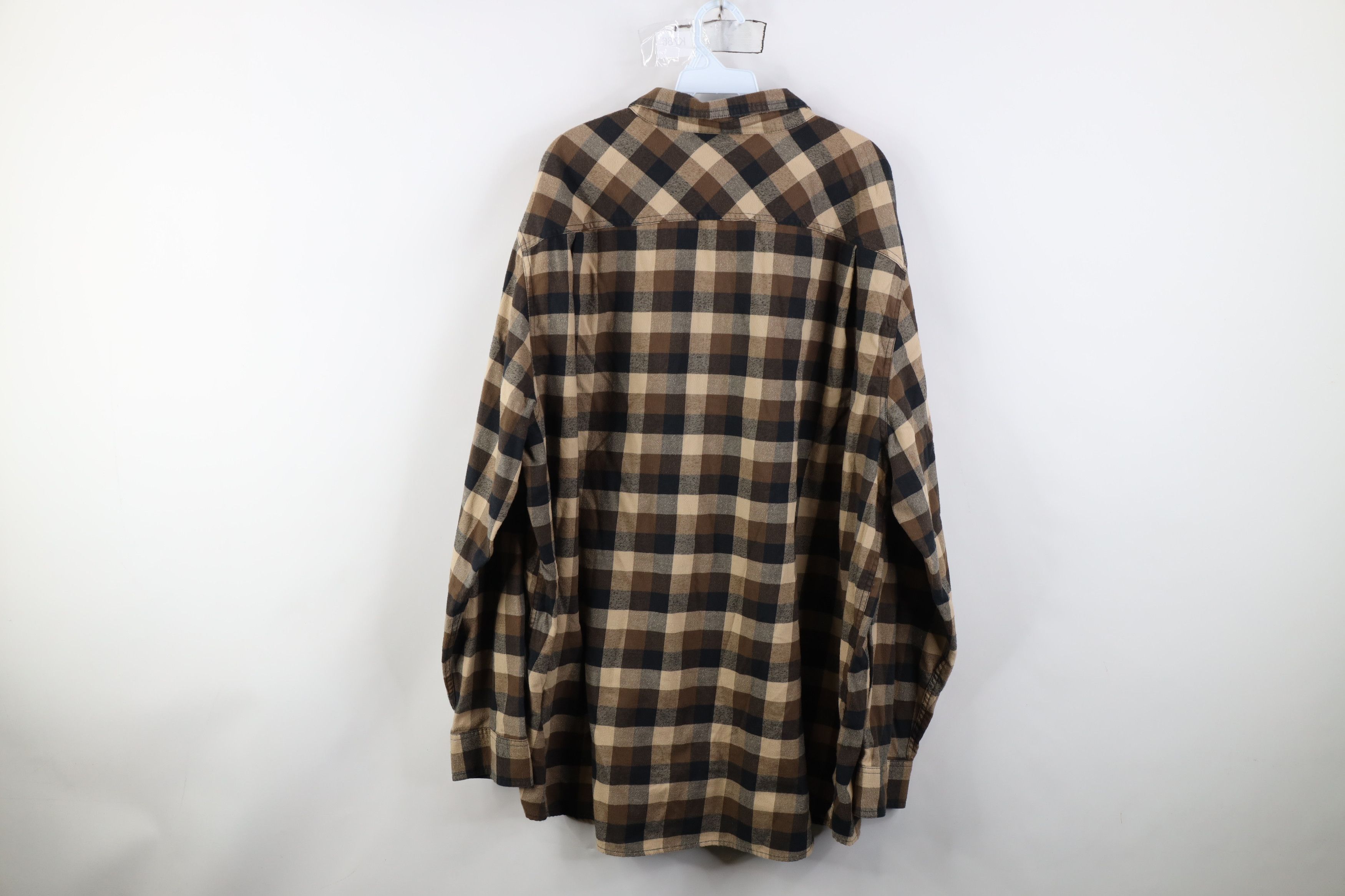 Duluth Trading Company Duluth Trading Co 40 Grit Collared Button Down Shirt Brown Size US XXL / EU 58 / 5 - 9 Thumbnail