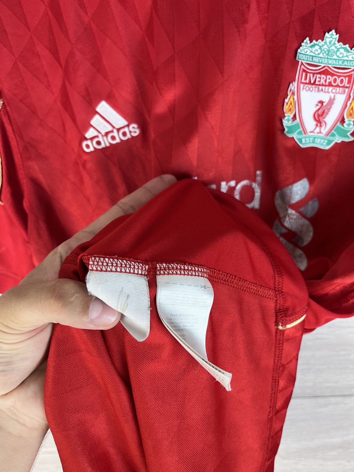 Adidas Vintage men soccer shirts Adidas FC Liverpool size L #7 SYM Size US L / EU 52-54 / 3 - 11 Thumbnail