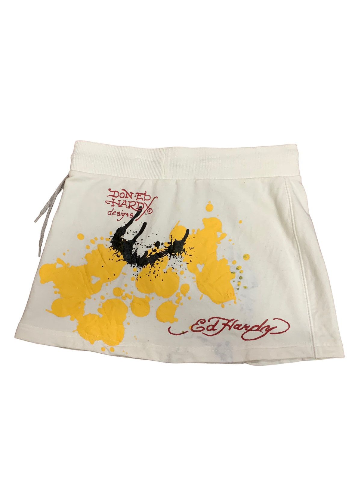 RARE DON ED HARDY DESIGN MINI SKIRT