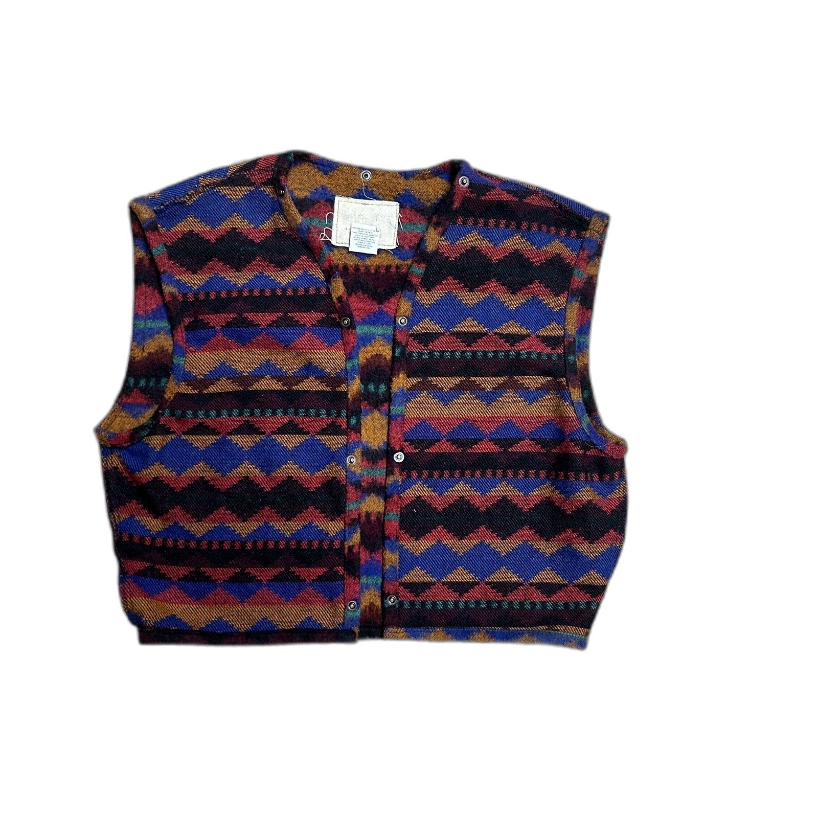 Other International Denim Aztec Pattern Vest Liner Large Size US L / EU 52-54 / 3 - 1 Thumbnail