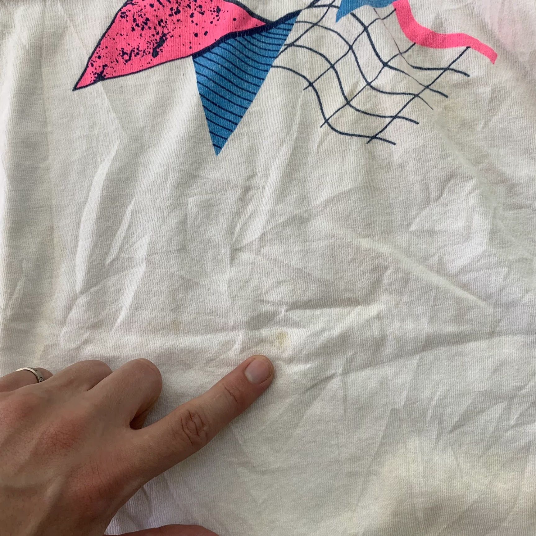Nike VINTAGE Nike T Shirt USA Long Sleeve 80s Volleyball Graphic Unisex L White/Blue 1980s Mens Women Size US L / EU 52-54 / 3 - 5 Thumbnail