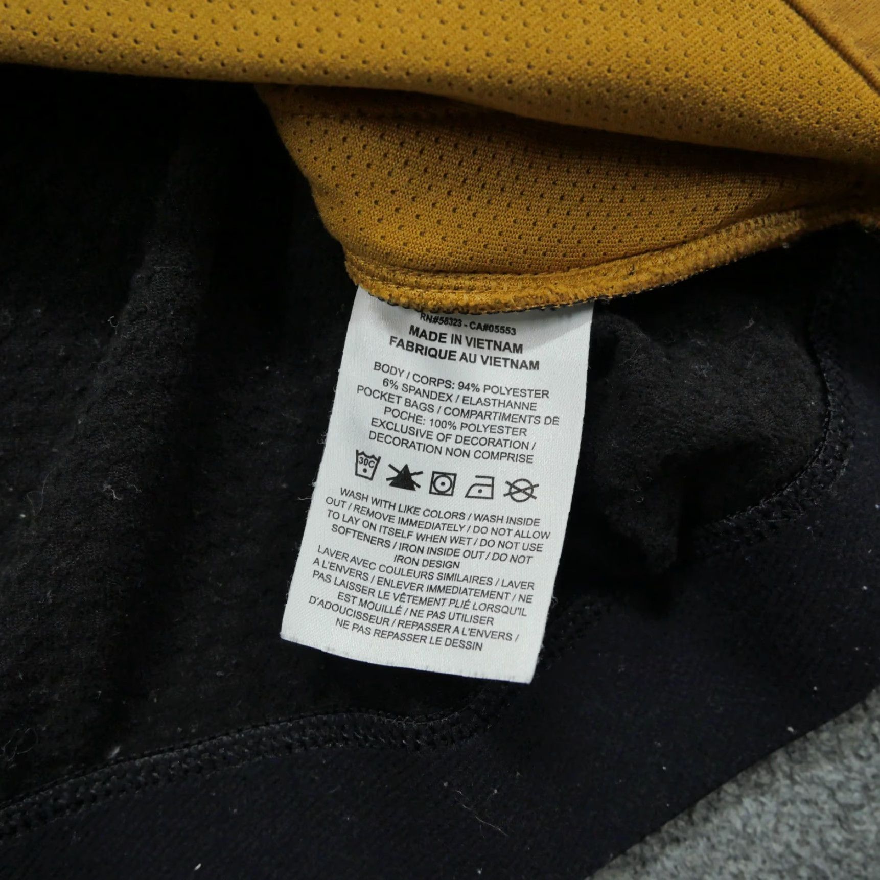 Nike Nike Sweatshirt Womens XL Yellow Black Pullover Running Dri Fit Kangaroo Pocket Size XL / US 12-14 / IT 48-50 - 7 Thumbnail