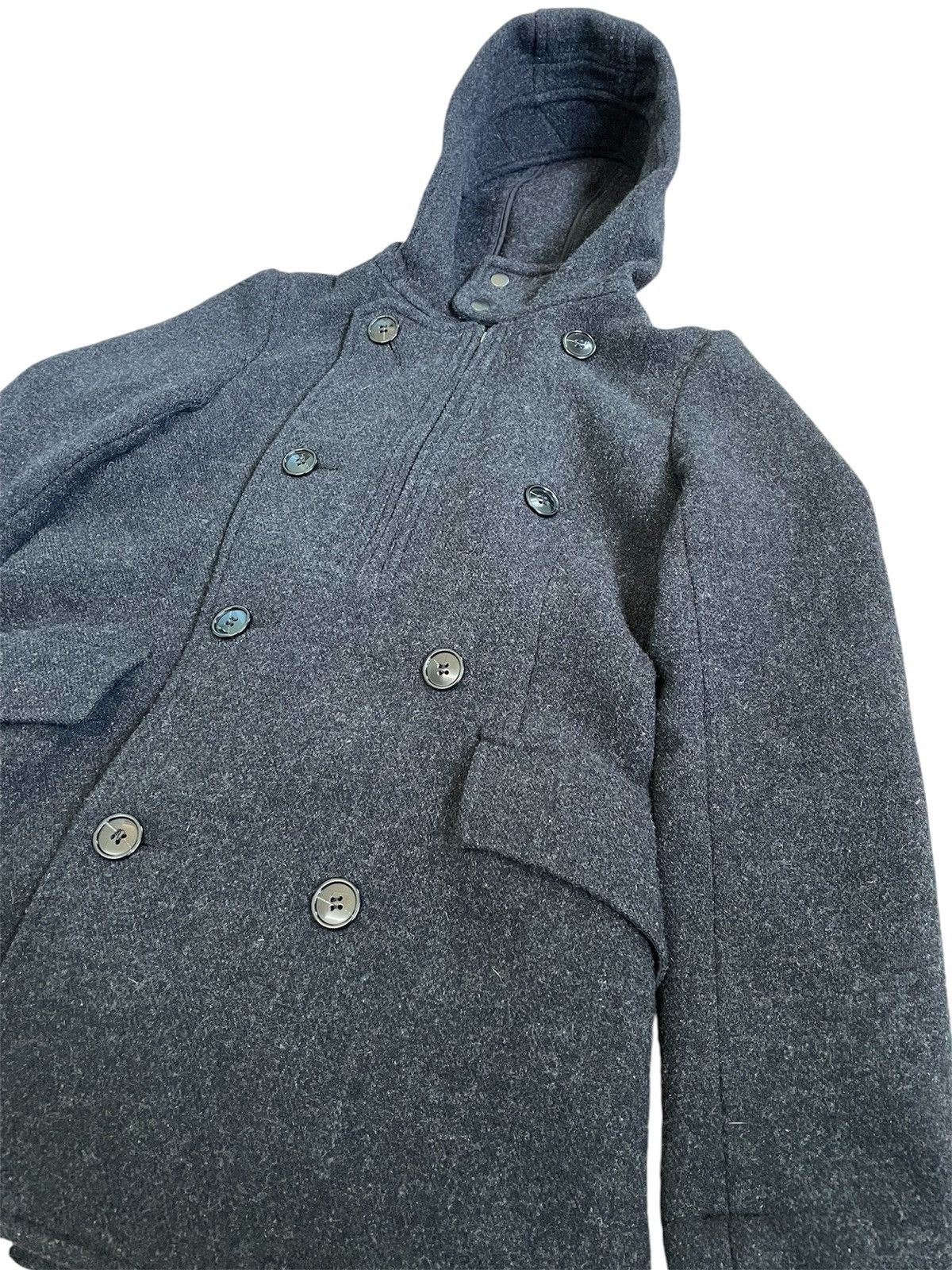CABANE de ZUCCa Cabane De Zucca Wool Jacket With Hoodie Size US M / EU 48-50 / 2 - 2 Thumbnail