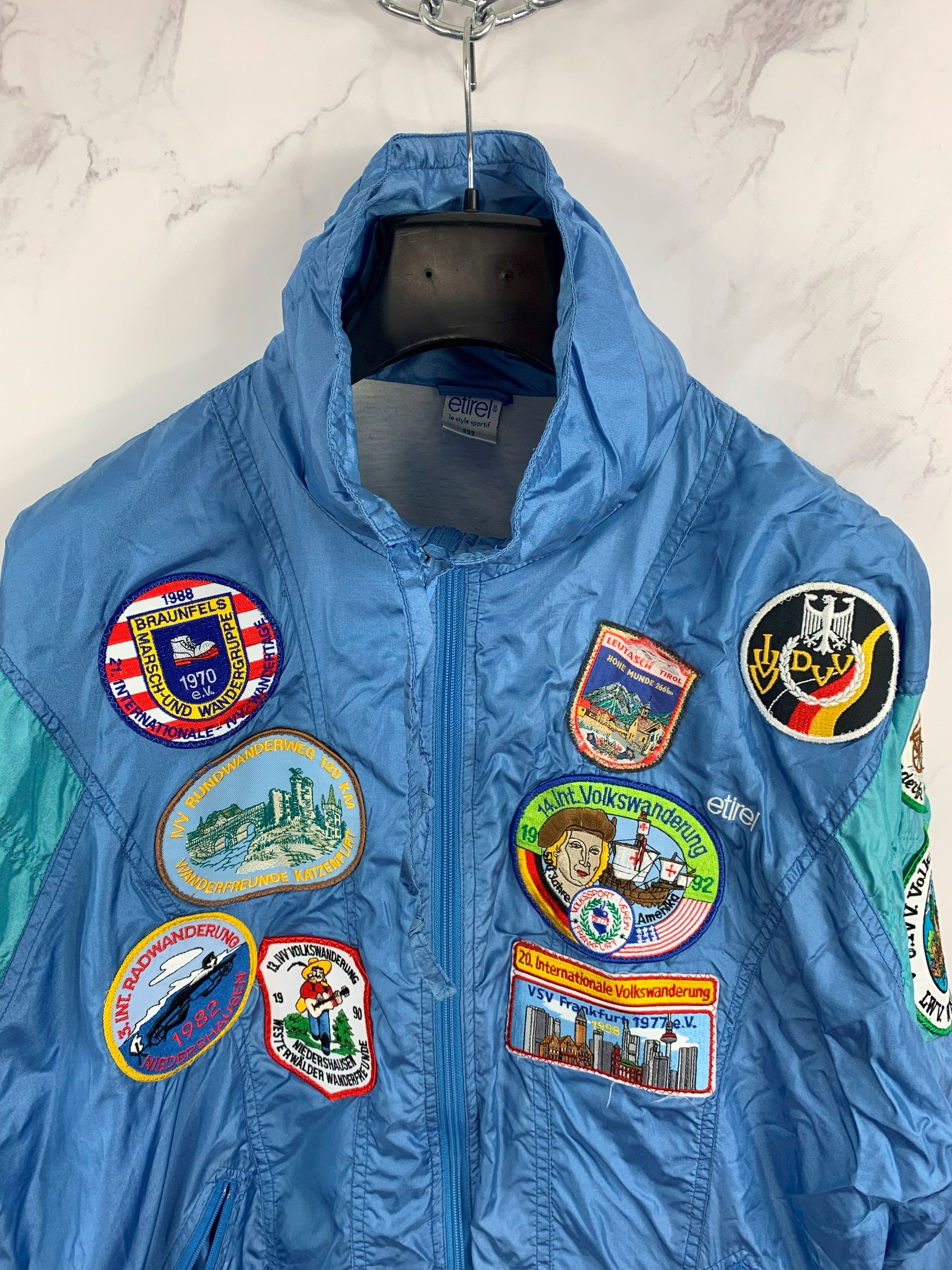 Other Vintage Etirel Nylon Track Jacket Deutschland Patch Size US M / EU 48-50 / 2 - 2 Thumbnail