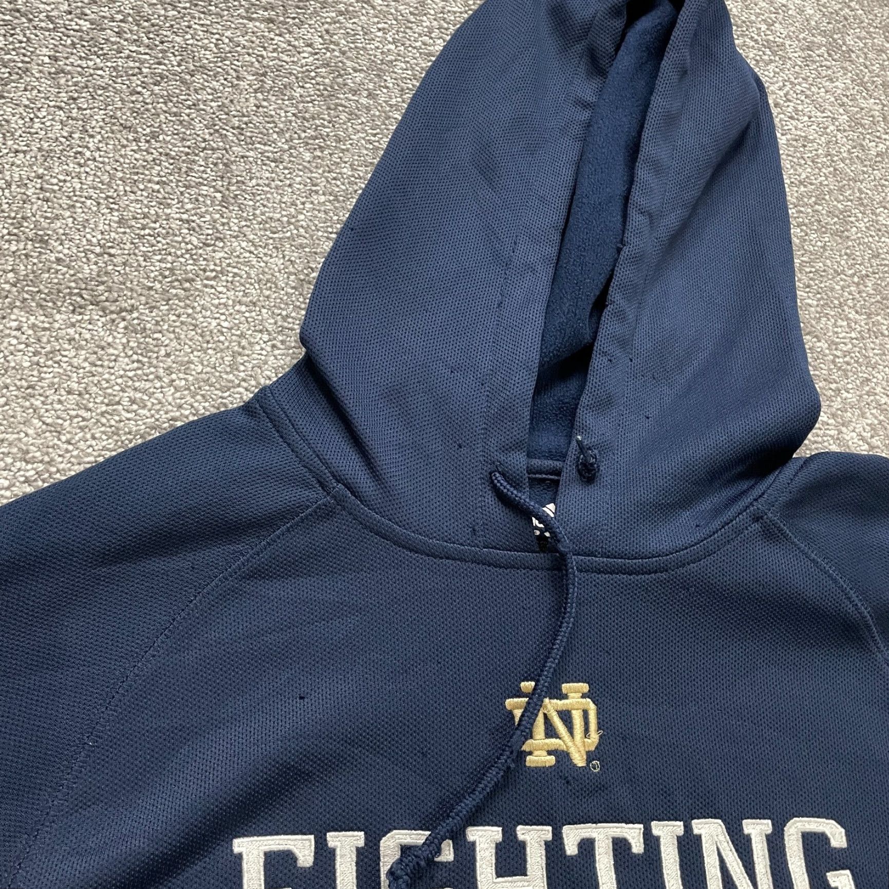 Adidas Adidas Clima Warm Hoodie Pullover Men M Navy Blue Sports Logo Pullover Hoodie Size US M / EU 48-50 / 2 - 4 Thumbnail