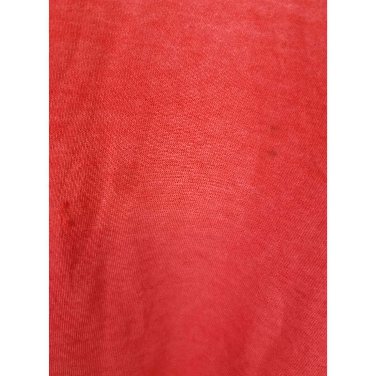 Hanes VINTAGE 80s CHOPSTICKS RED SUPER PAPER THIN WORN HANES SINGLE STITCH T-SHIRT L Size US L / EU 52-54 / 3 - 4 Thumbnail