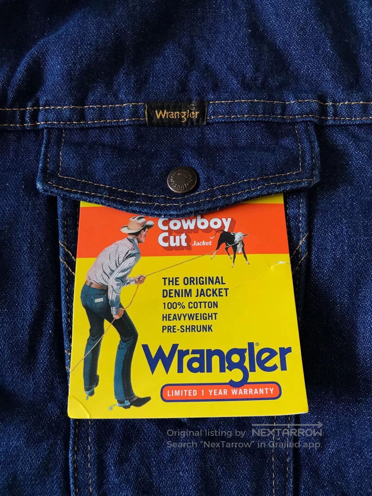Wrangler Wrangler Sherpa Lining Denim Jacket. Size US L / EU 52-54 / 3 - 7 Thumbnail