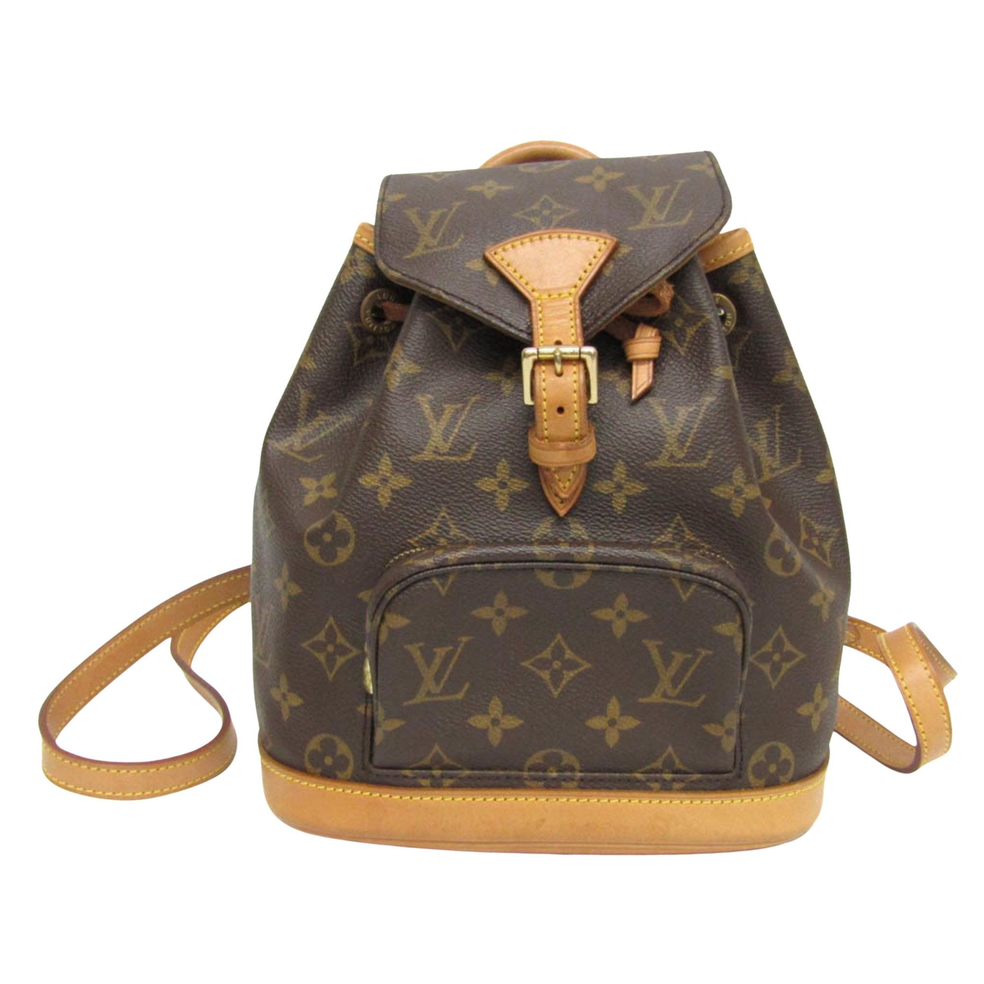 Louis Vuitton Brown Canvas Backpack Bag (Pre-Owned) Size ONE SIZE - 1 Thumbnail