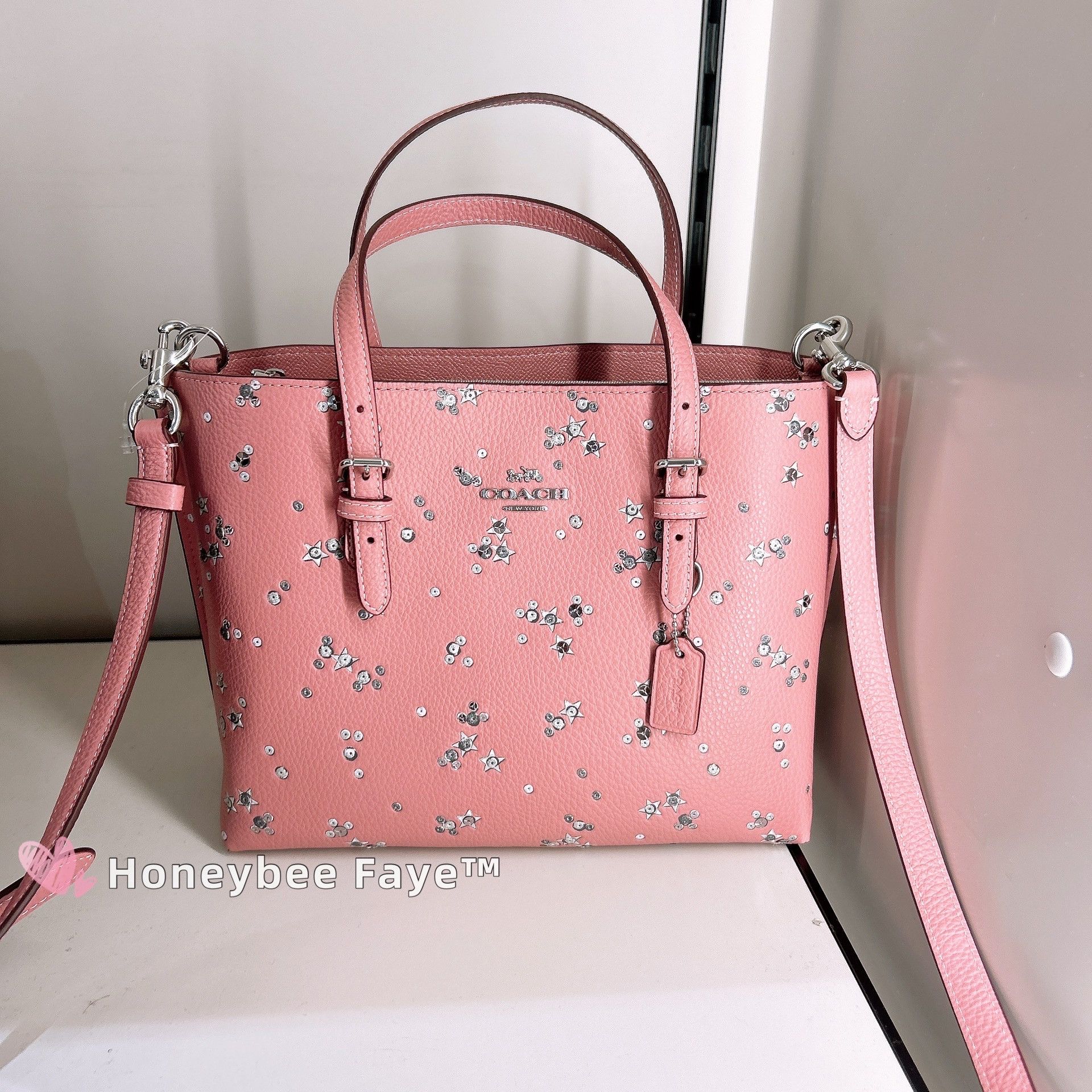 Coach Mollie Tote Bag 25 With Star Print CCV87 Size ONE SIZE - 1 Thumbnail