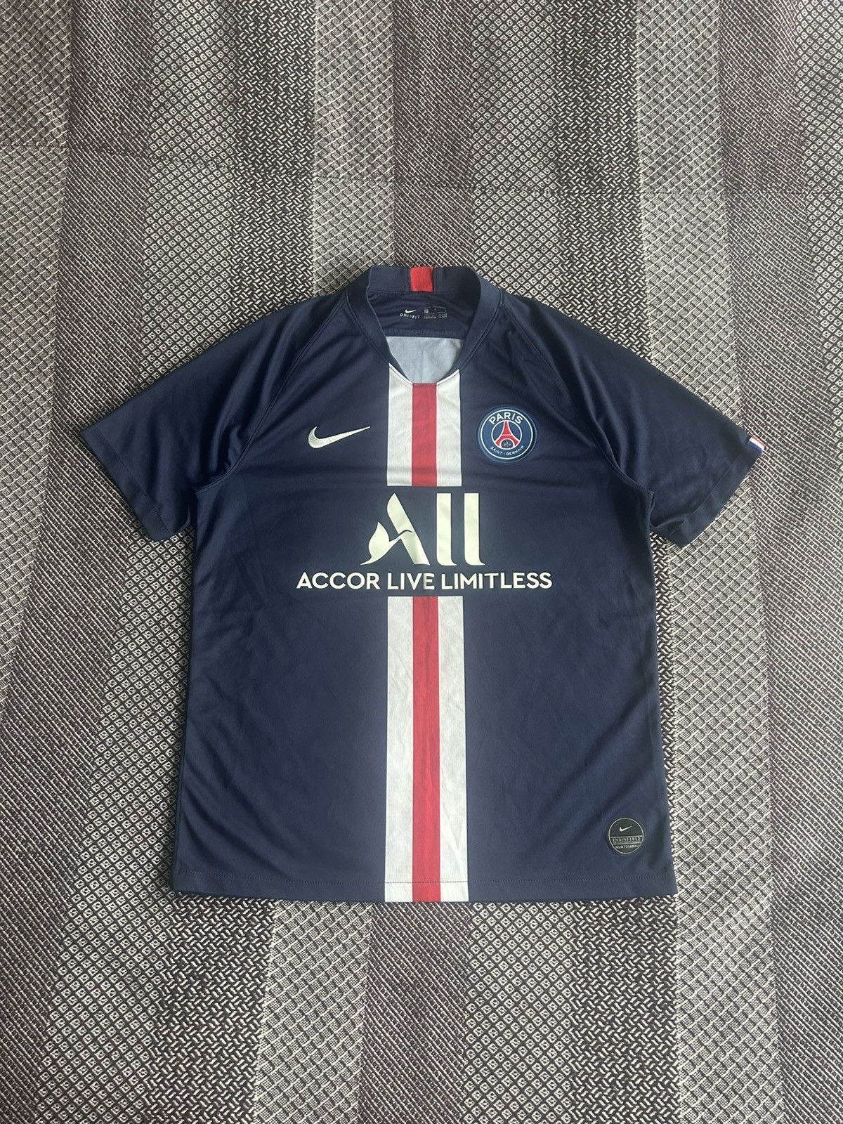 Nike Nike x PSG Football Home Soccer Jersey 2019/20 Blockcore Size US L / EU 52-54 / 3 - 1 Thumbnail