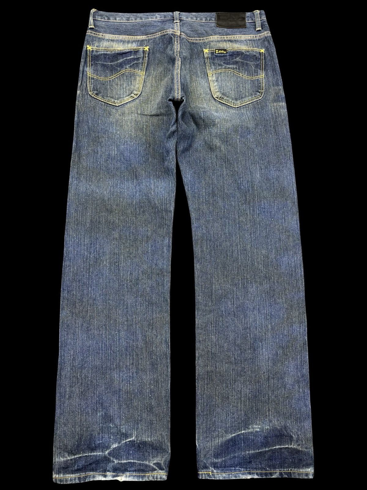 Lee 💥90s Style💥Lee Insane Fades Relaxed Denim F937 Size US 35 - 2 Thumbnail