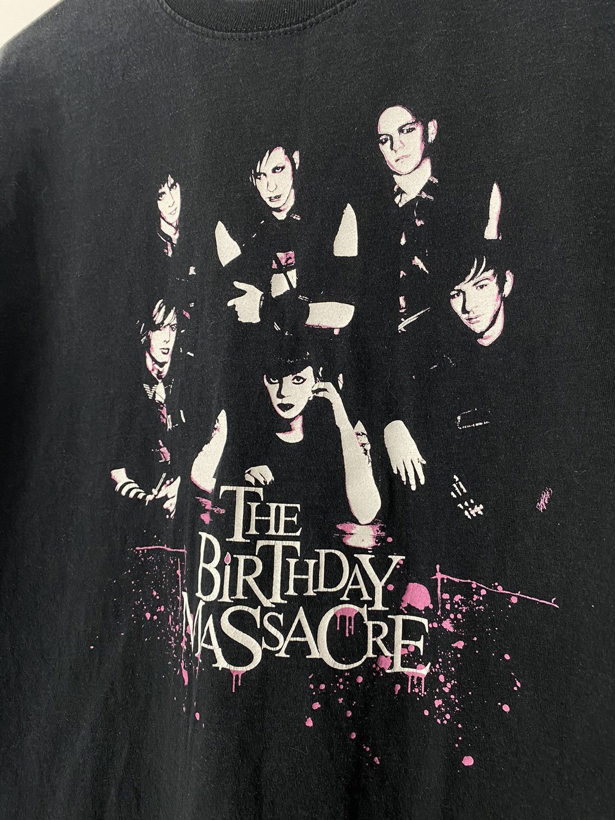 Band Tees × Vintage The Birthday Massacre Graphic Band T-Shirt y2k M rock metal Size US M / EU 48-50 / 2 - 5 Thumbnail